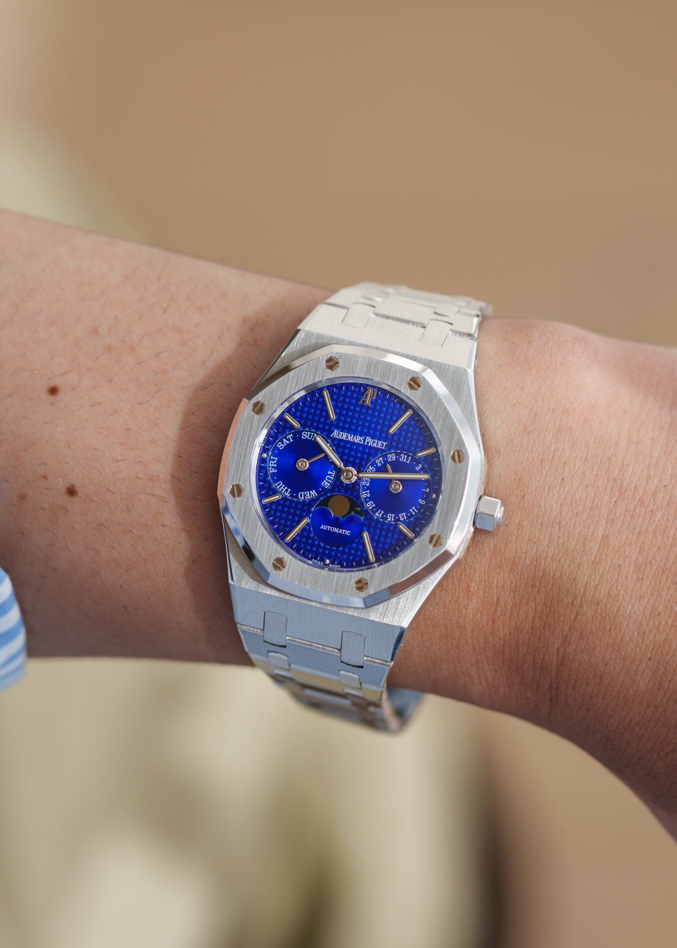 Audemars Piguet ロイヤルオーク 25594 ST "Yves Klein" ブルーダイアル 箱保証書付き Watch AUDEMARS PIGUET