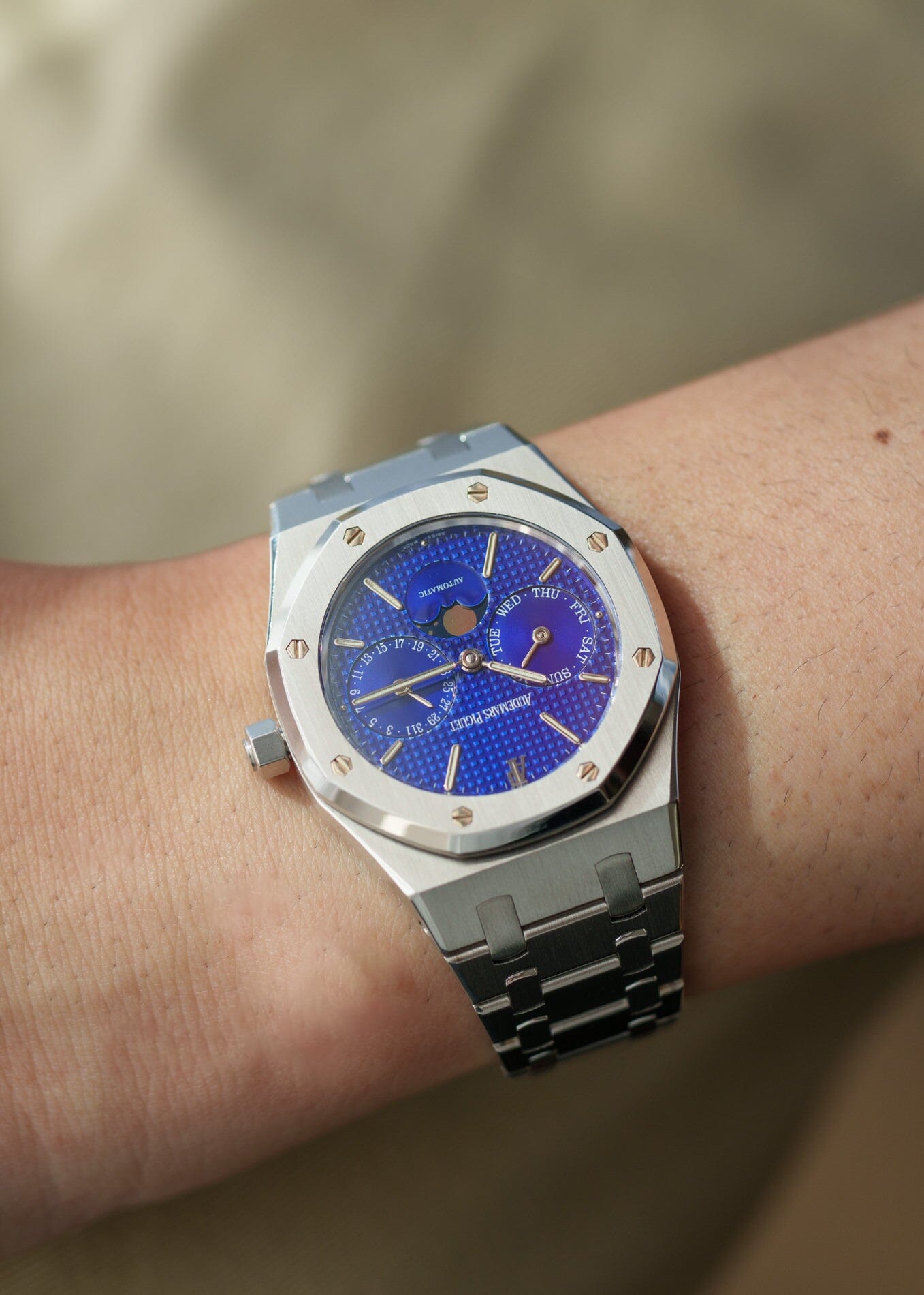Audemars Piguet ロイヤルオーク 25594 ST "Yves Klein" ブルーダイアル 箱保証書付き Watch AUDEMARS PIGUET