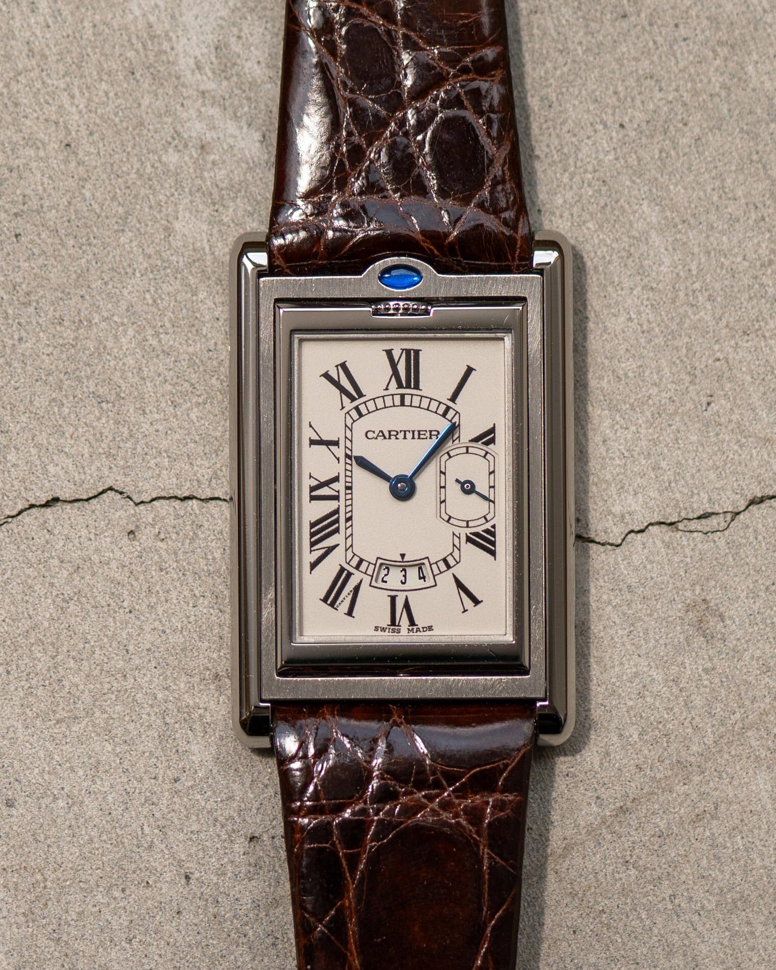 Cartier タンク バスキュラント XL 2522 保証書付き コンプリートサービス済み Watch CARTIER