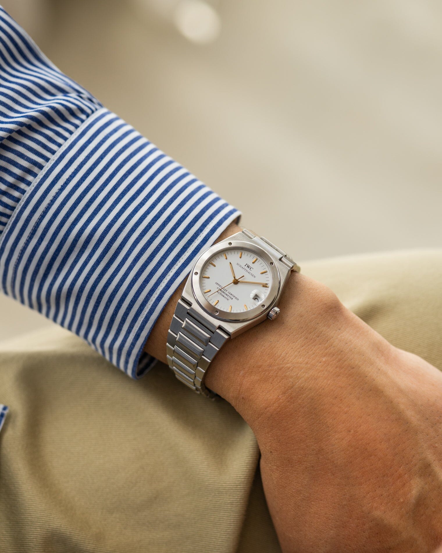 IWC インヂュニア 3521 ホワイト Watch IWC