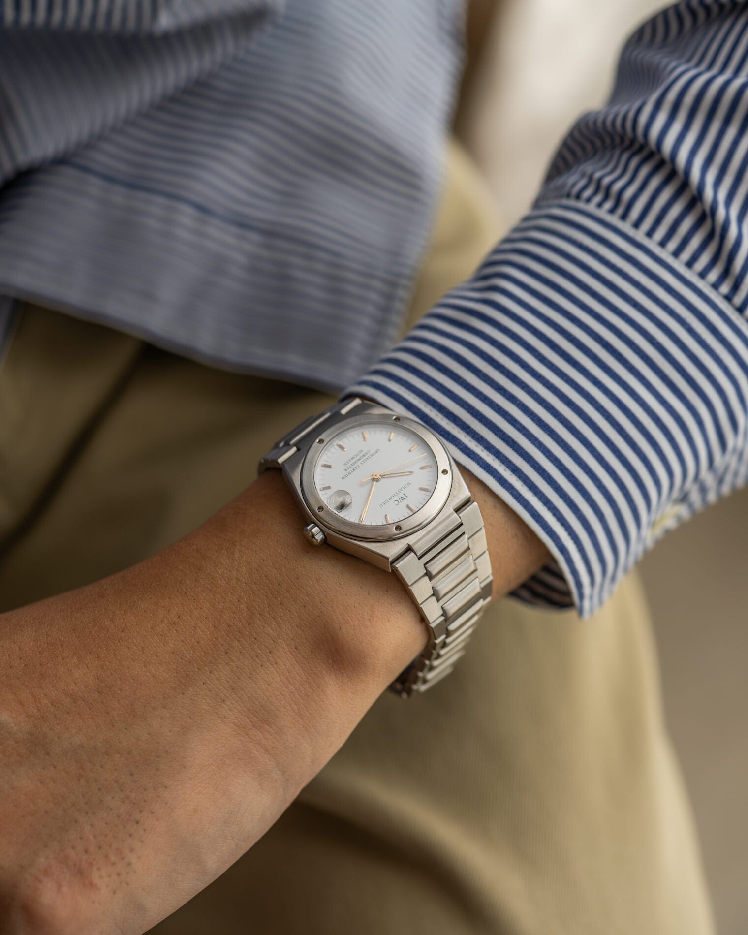 IWC インヂュニア 3521 ホワイト Watch IWC