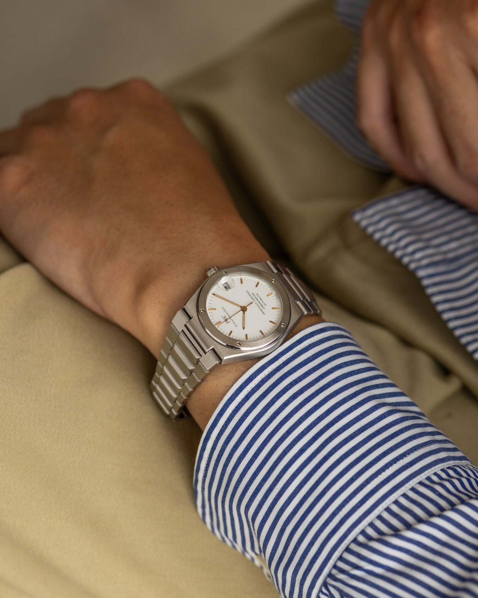IWC インヂュニア 3521 ホワイト Watch IWC