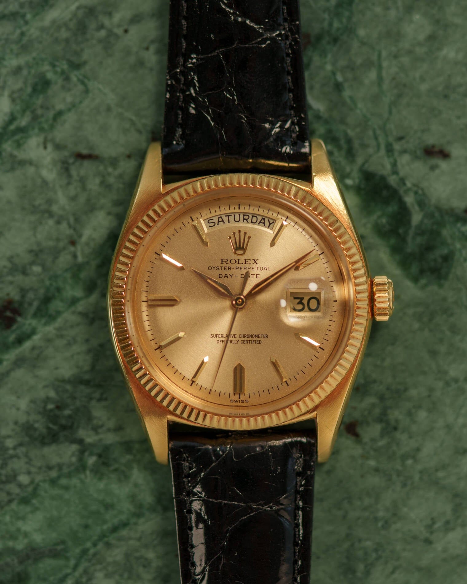 Rolex デイデイト 1803 YG シャンパンダイアル アルファハンド Watch ROLEX