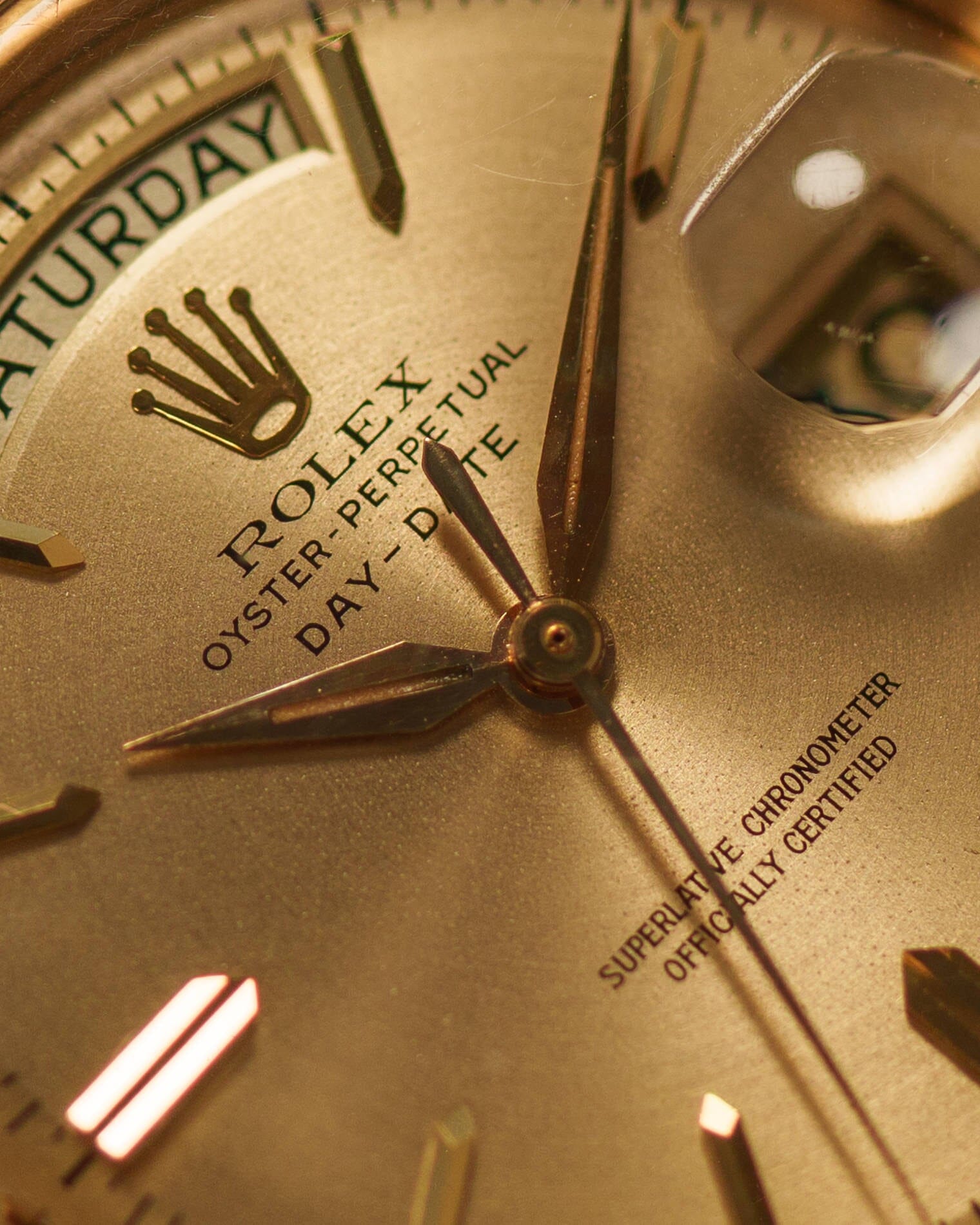 Rolex デイデイト 1803 YG シャンパンダイアル アルファハンド Watch ROLEX