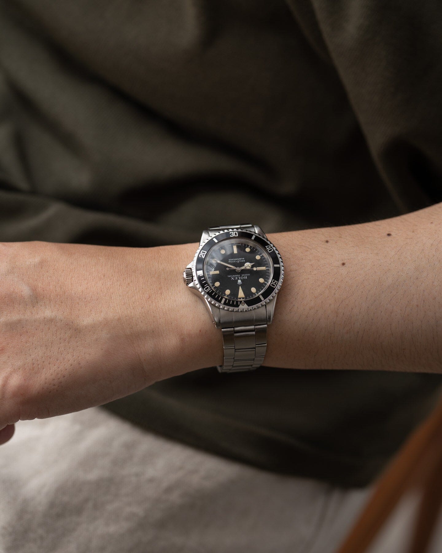 Rolex Submariner 5513 Feet First "Serif Dial" Watch ROLEX