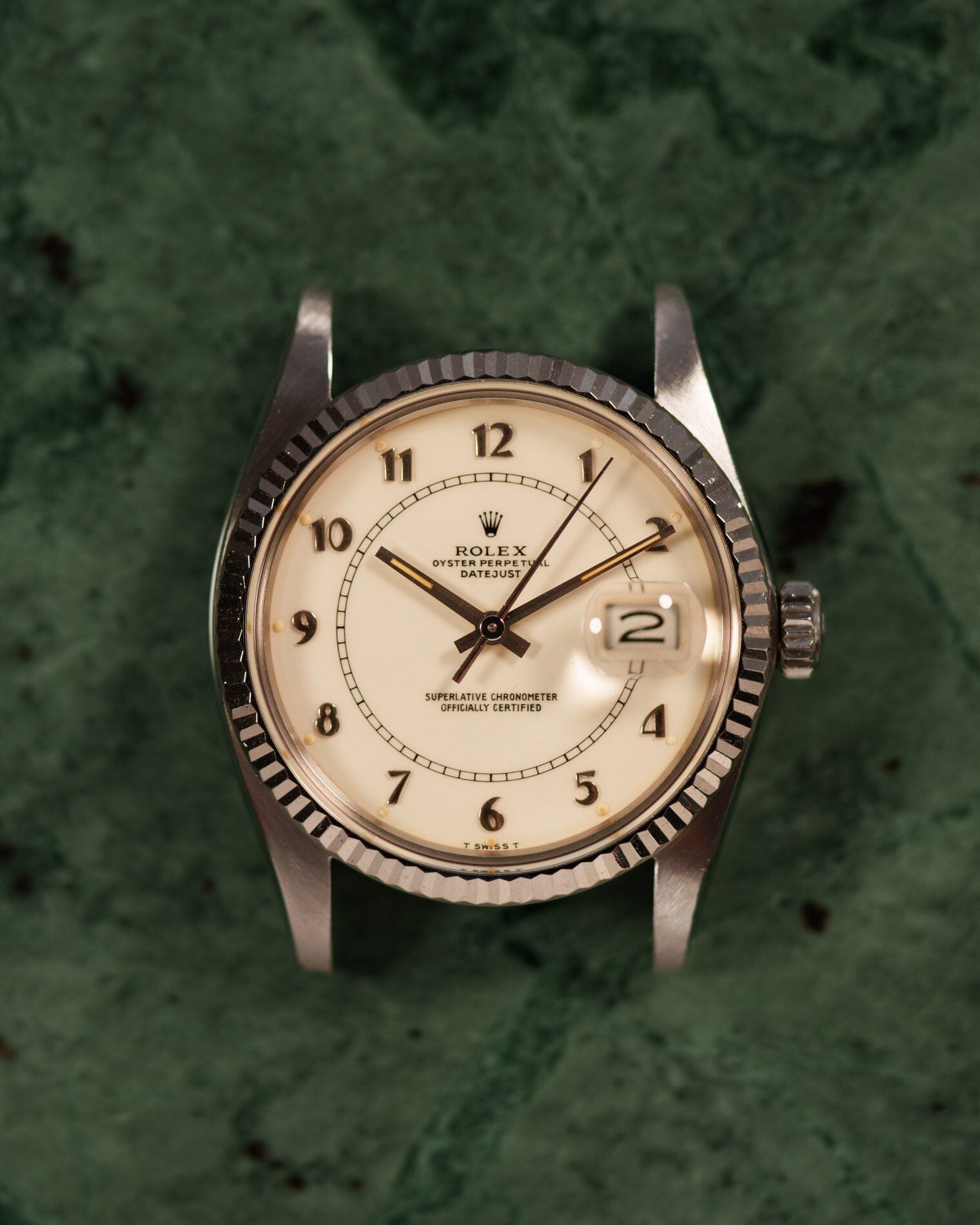 Rolex デイトジャスト 16014 クリームボイラーゲージ Watch ROLEX