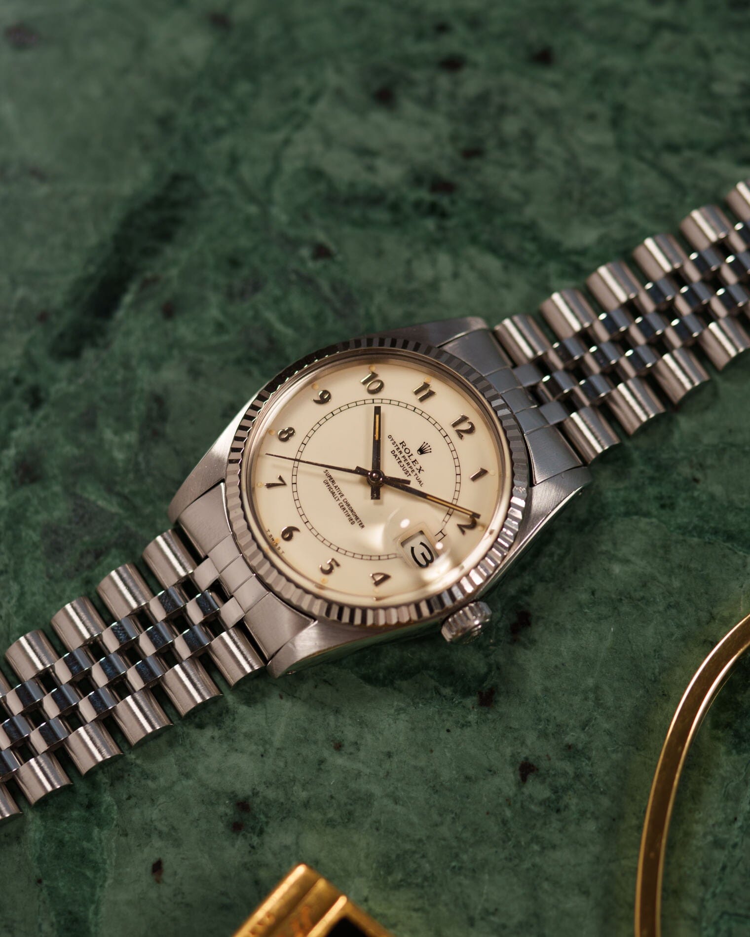 Rolex デイトジャスト 16014 クリームボイラーゲージ Watch ROLEX