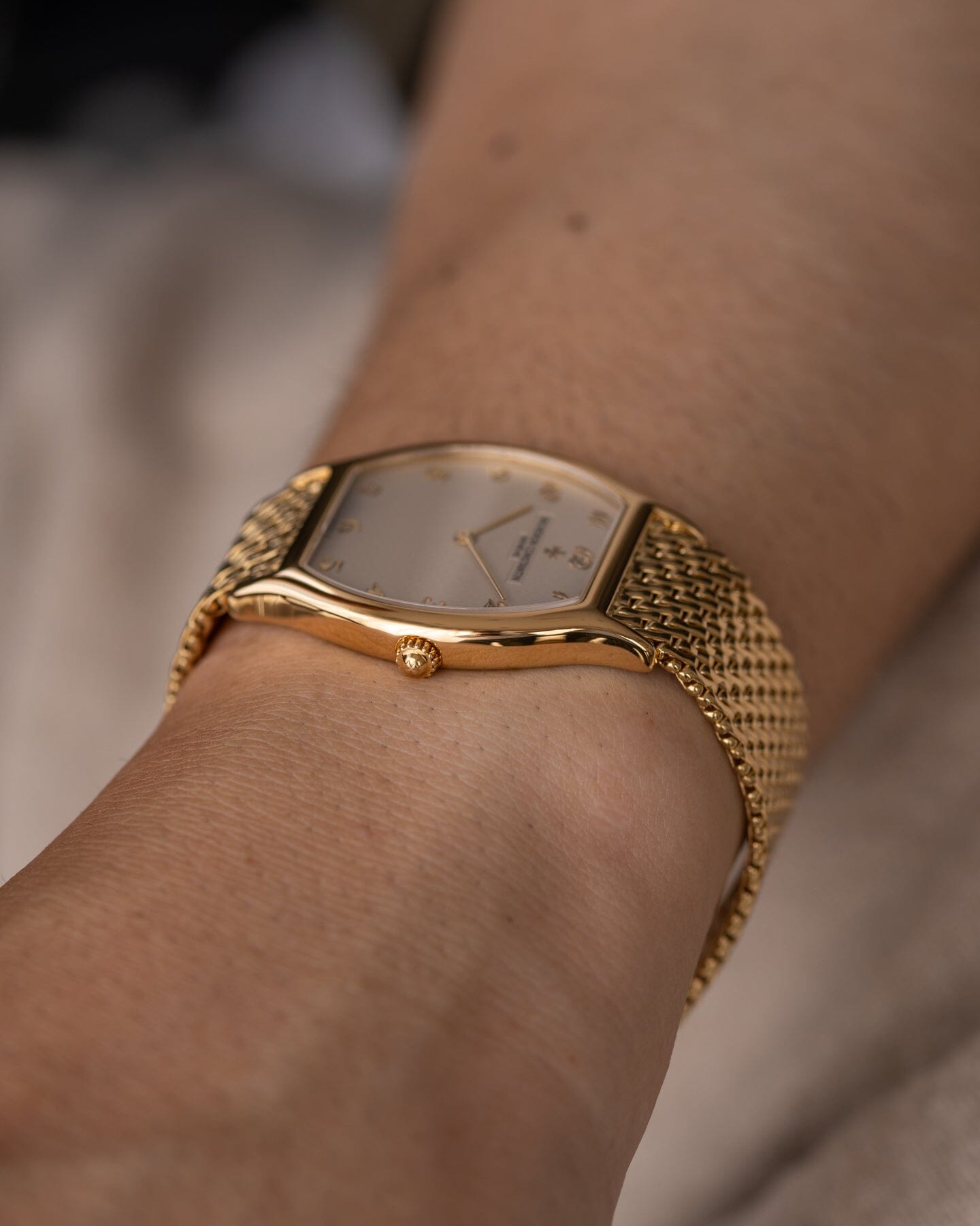 Vacheron Constantin トノー 31150 YG アイボリーダイアル Watch VACHERON CONSTANTIN