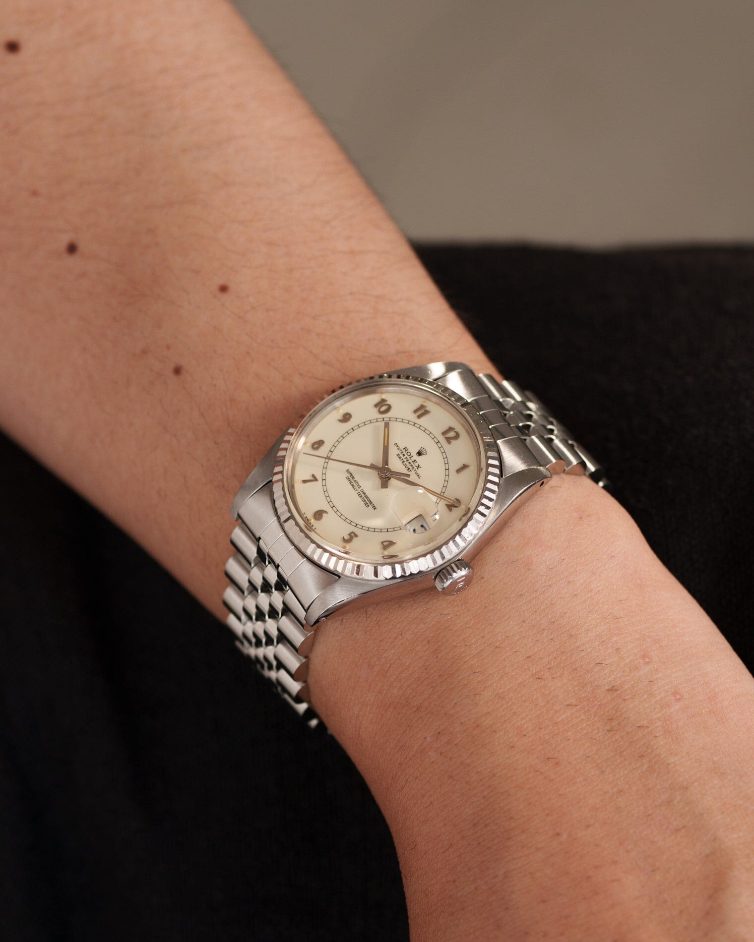 Rolex デイトジャスト 16014 クリームボイラーゲージ Watch ROLEX