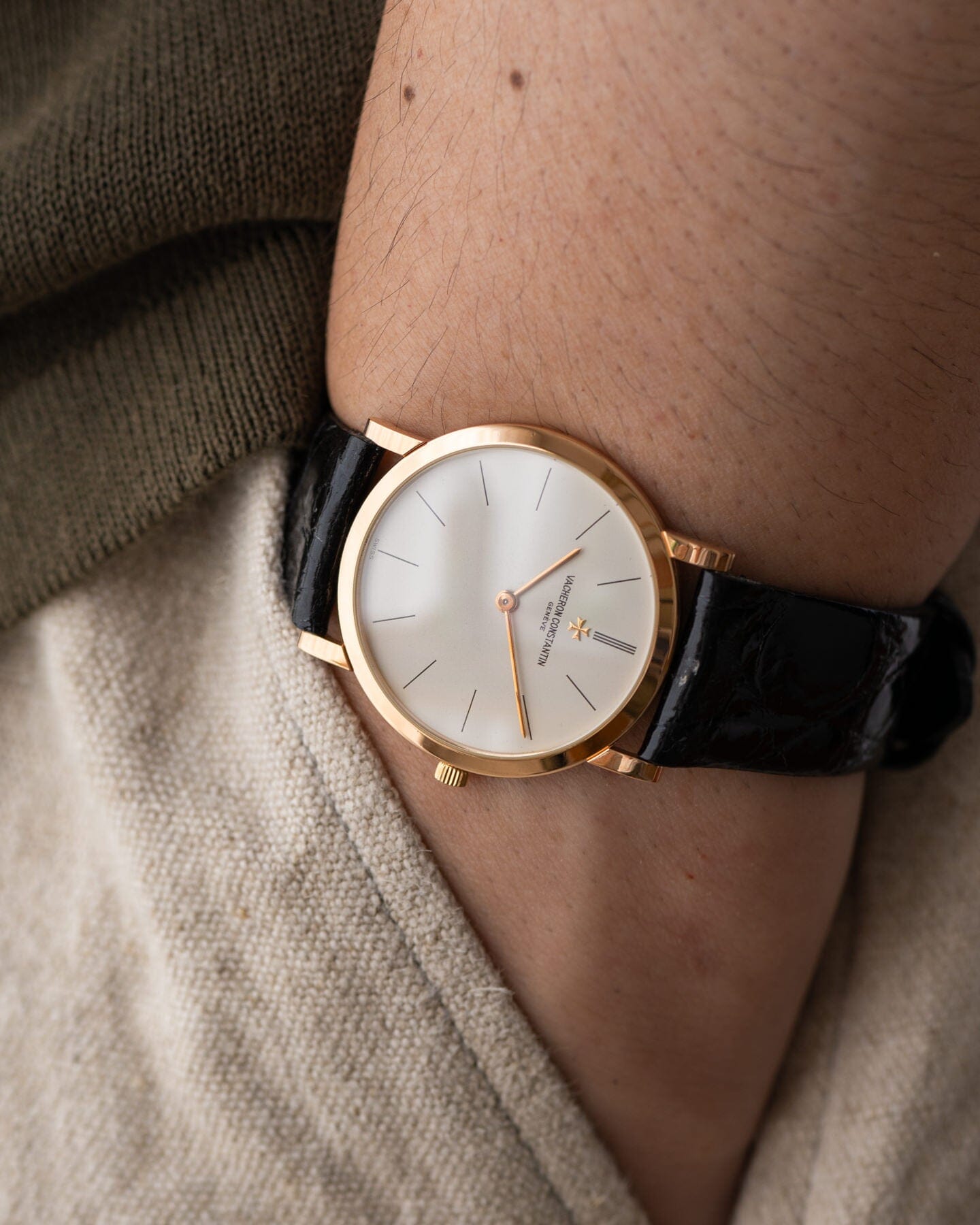 Vacheron Constantin Patrimony 33093 PG White 保証書付き Watch VACHERON CONSTANTIN