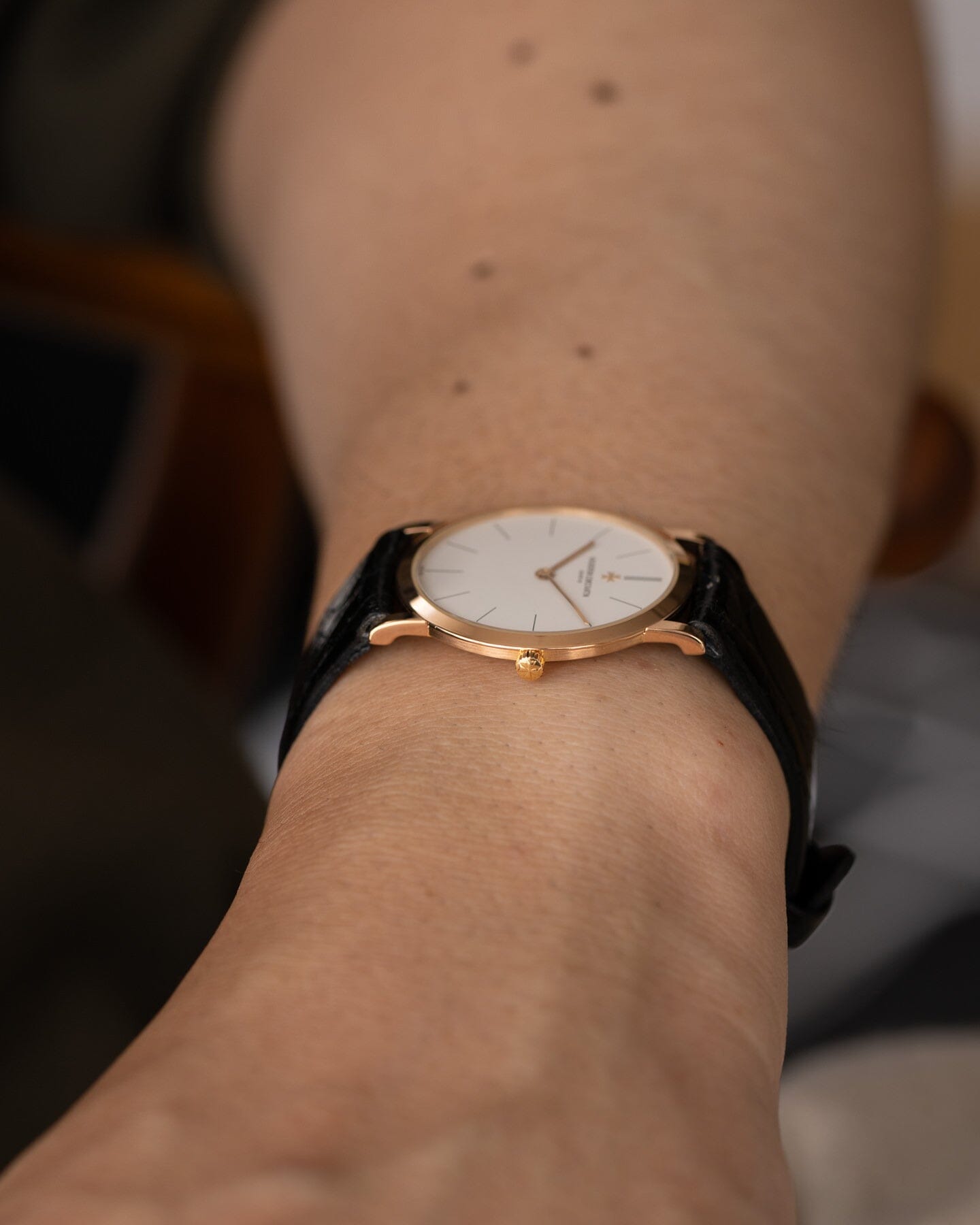 Vacheron Constantin Patrimony 33093 PG White 保証書付き Watch VACHERON CONSTANTIN