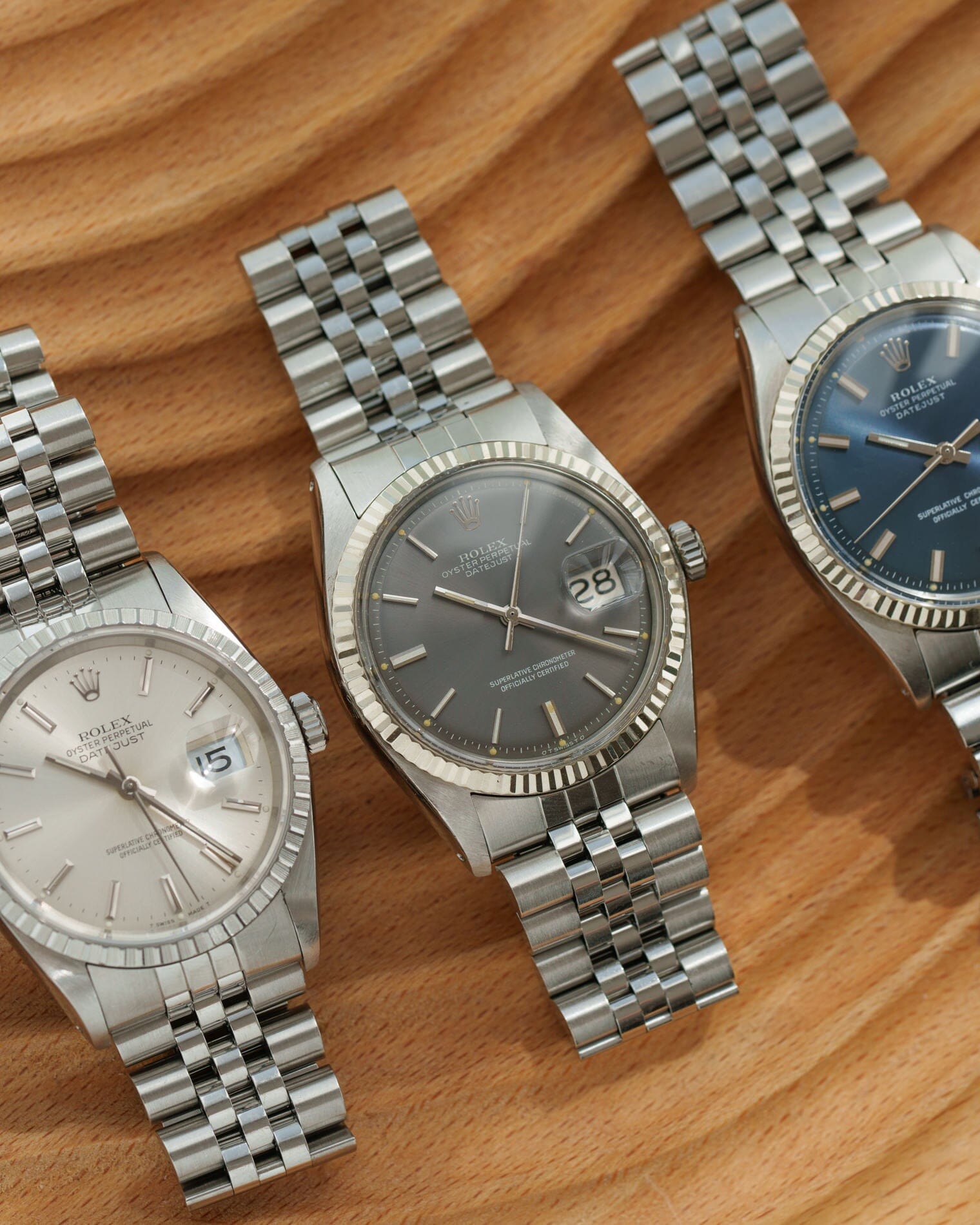 ロレックス デイトジャスト 1601 グレー 保証書 修理保証書付き Watch ROLEX