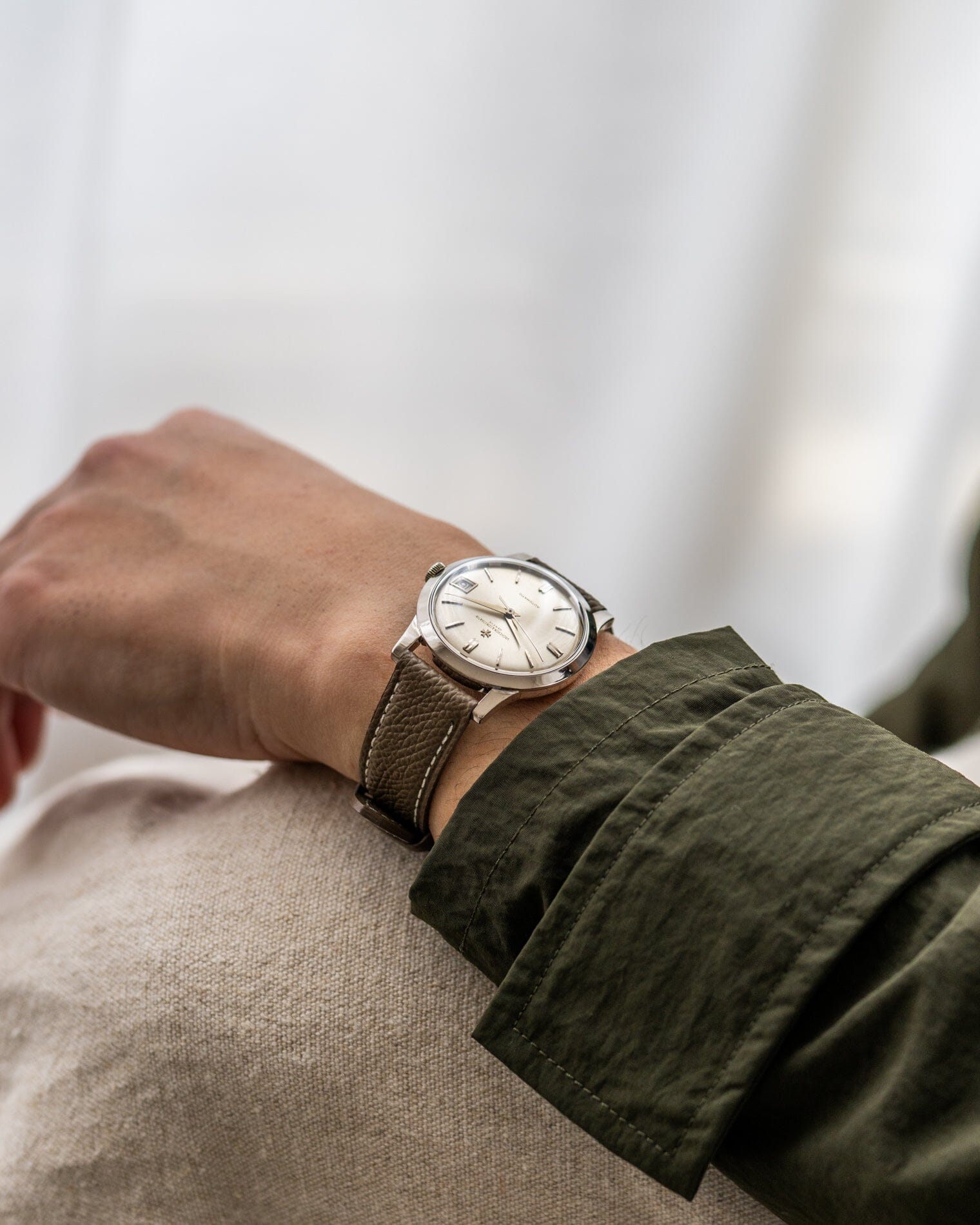 Vacheron Constantin ラウンド 6378Q WG シルバーダイアル Watch VACHERON CONSTANTIN