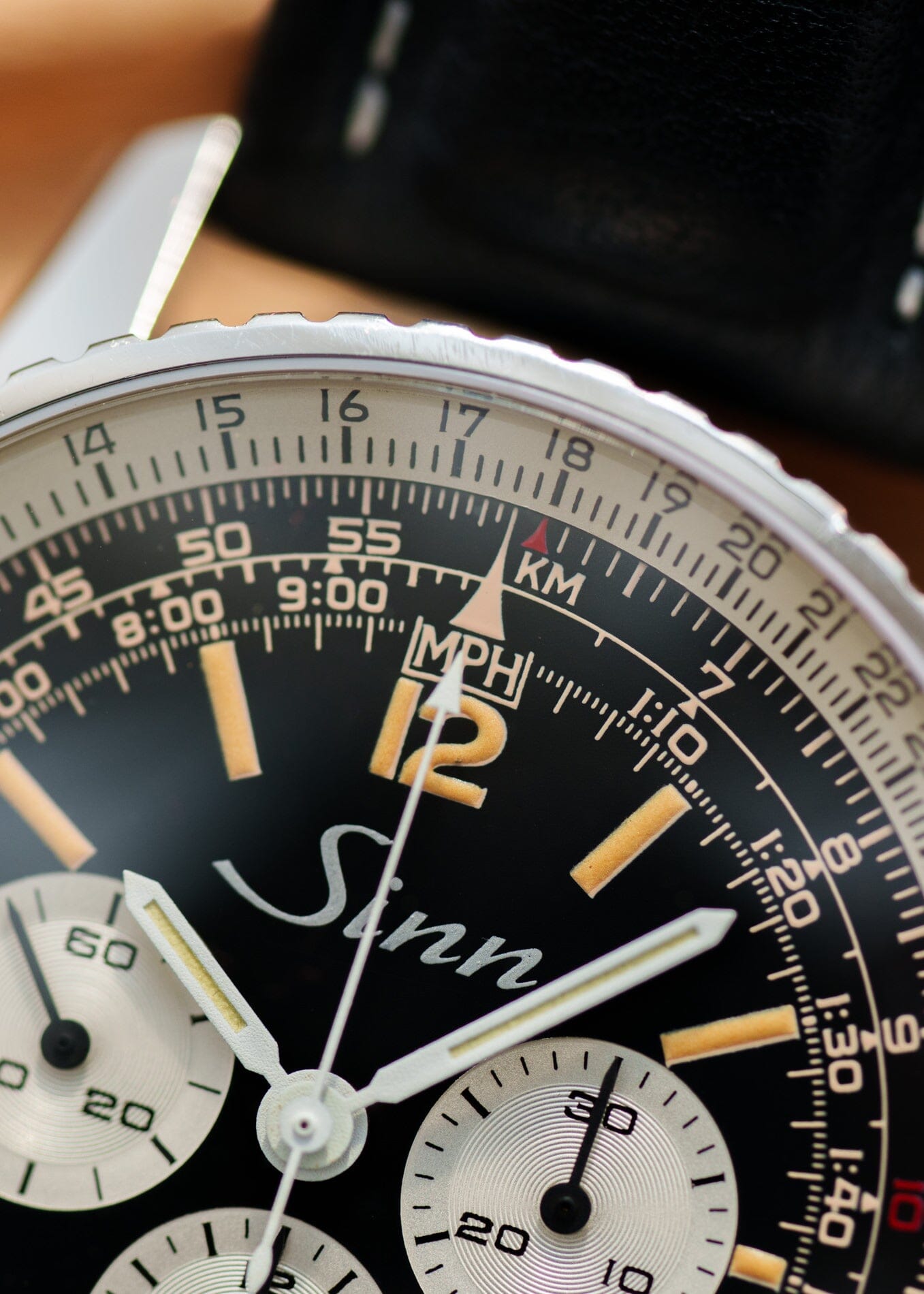 SINN 903 "ナビタイマー" スティール レマニア1873 手巻き 1980s Watch SINN