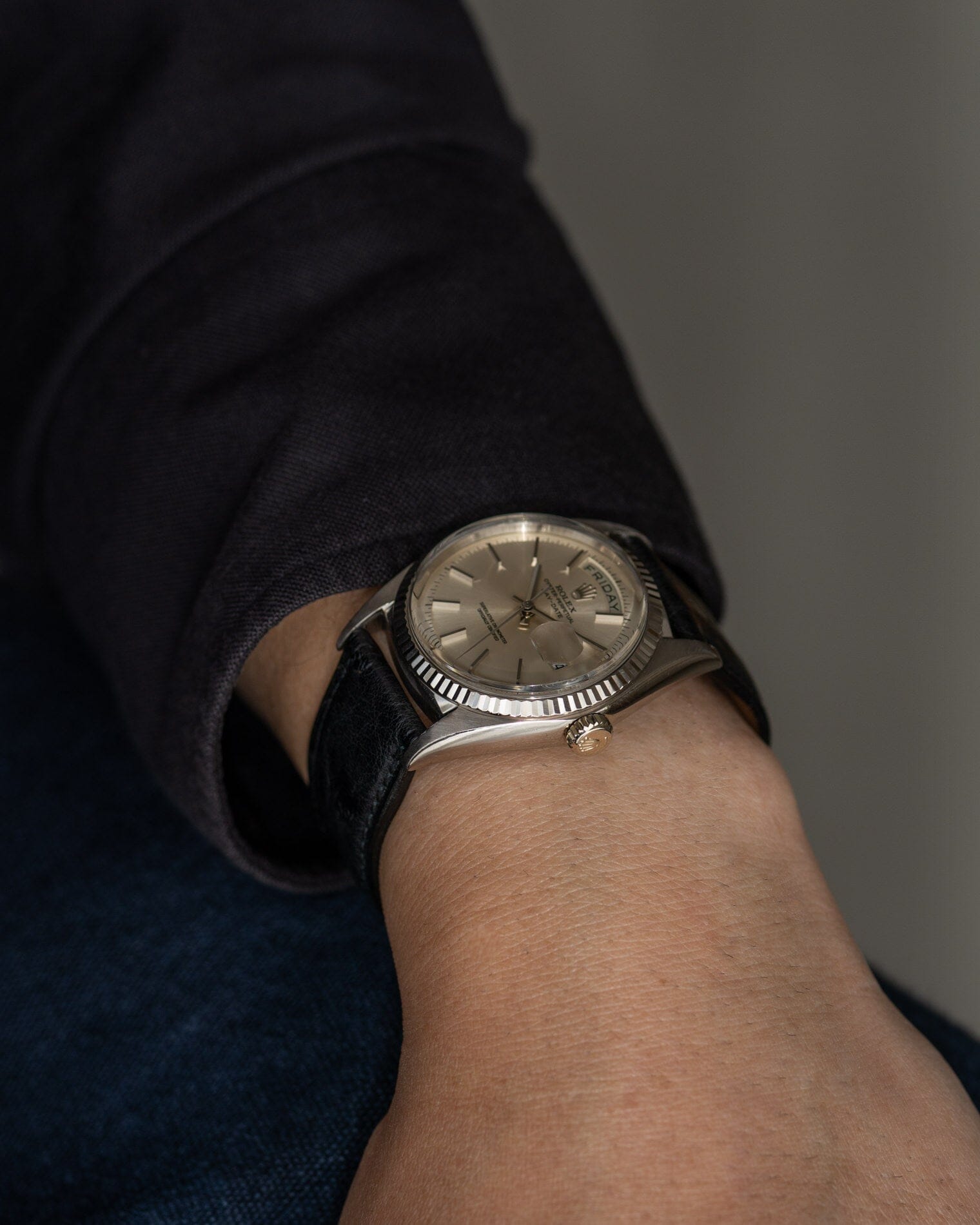 Rolex デイデイト 1803 WG シルバーダイアル Watch ROLEX