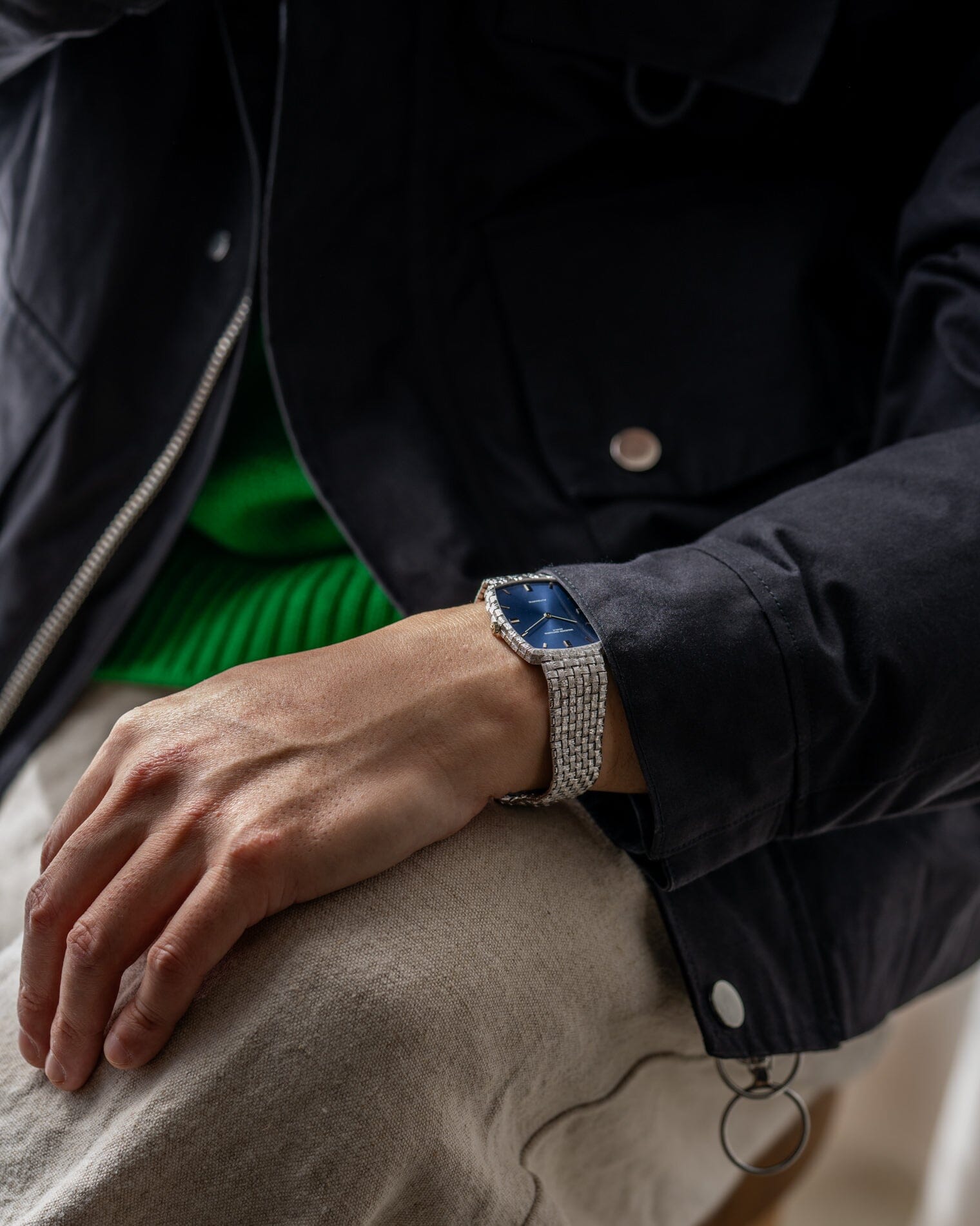 Vacheron Constantin メッシュドール 7943 WG ブルーダイアル "NOS" Watch VACHERON CONSTANTIN