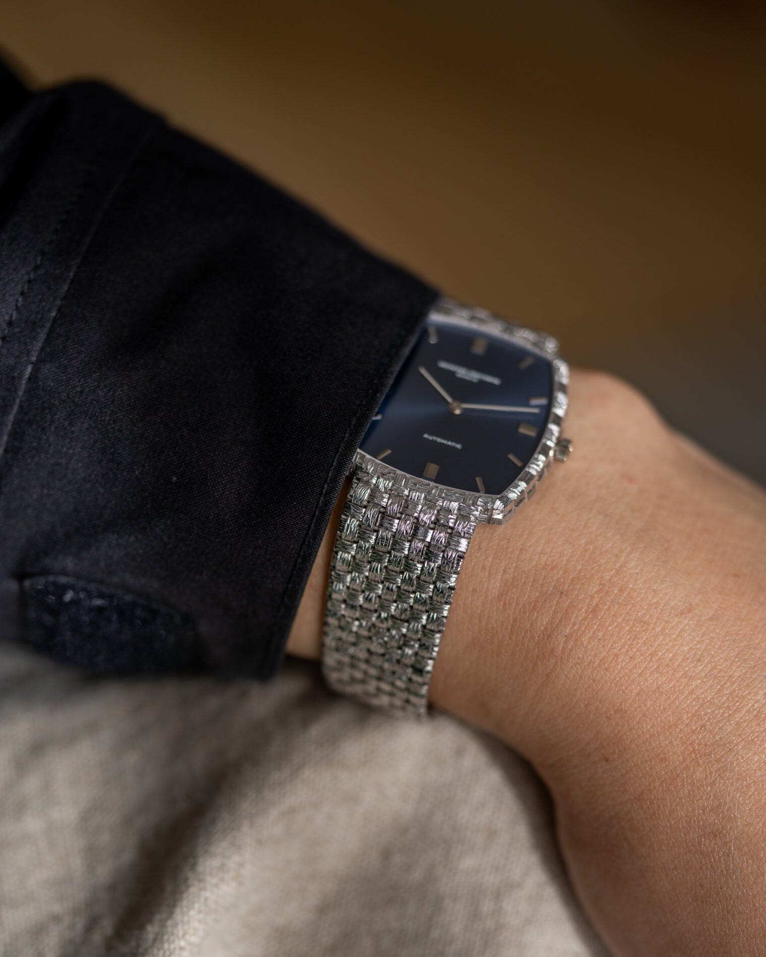 Vacheron Constantin メッシュドール 7943 WG ブルーダイアル "NOS" Watch VACHERON CONSTANTIN