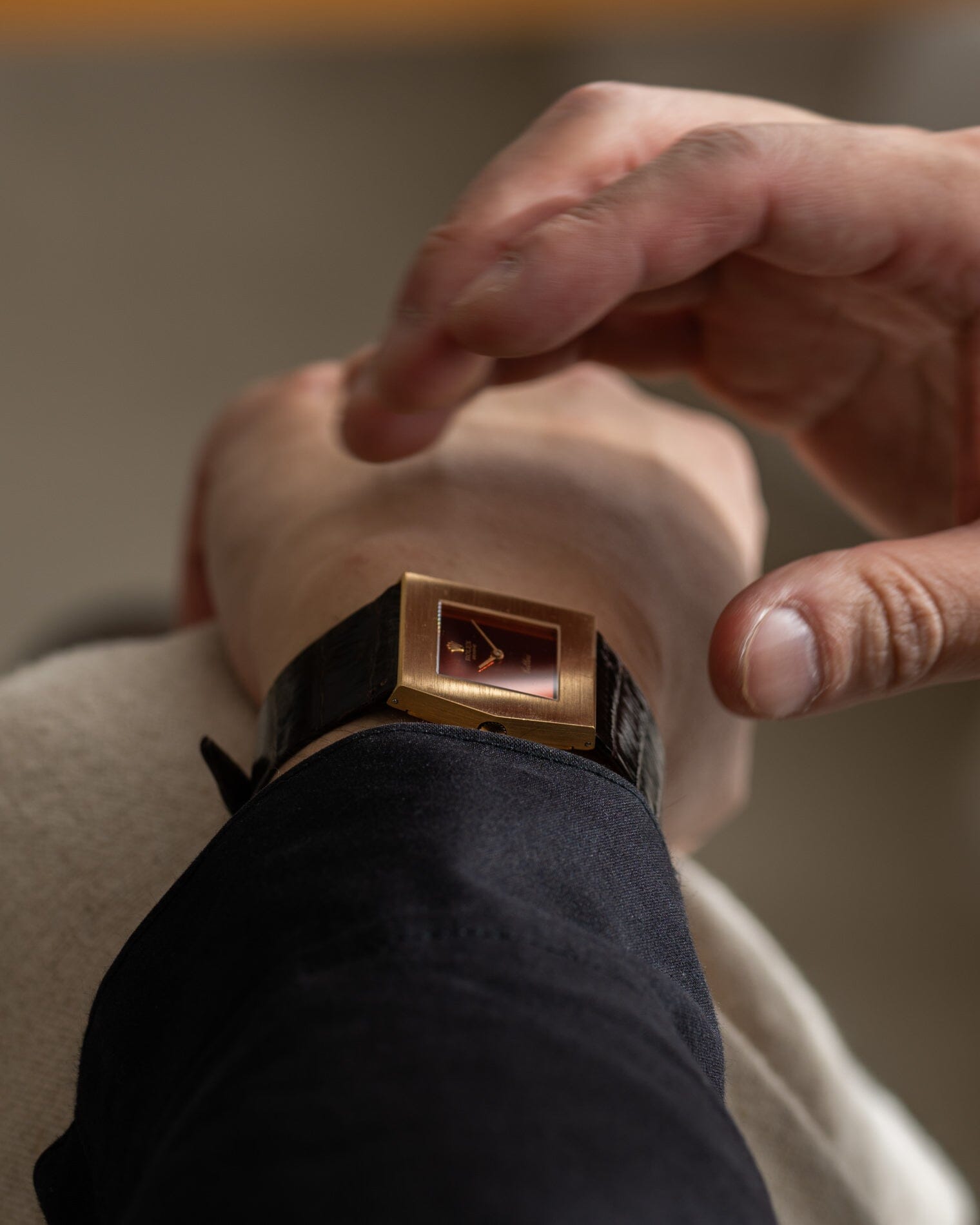 Rolex チェリーニ 4017 YG "キング・マイダス" Watch ROLEX