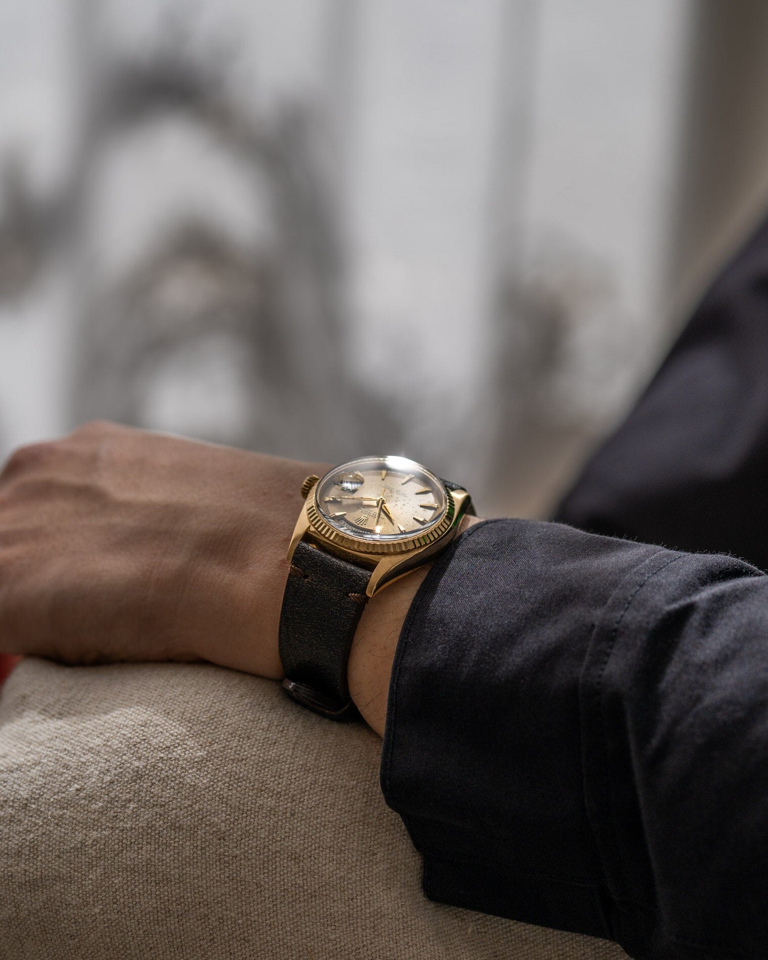 ROLEX デイデイト 1803 YG シャンパンダイアル Watch ROLEX