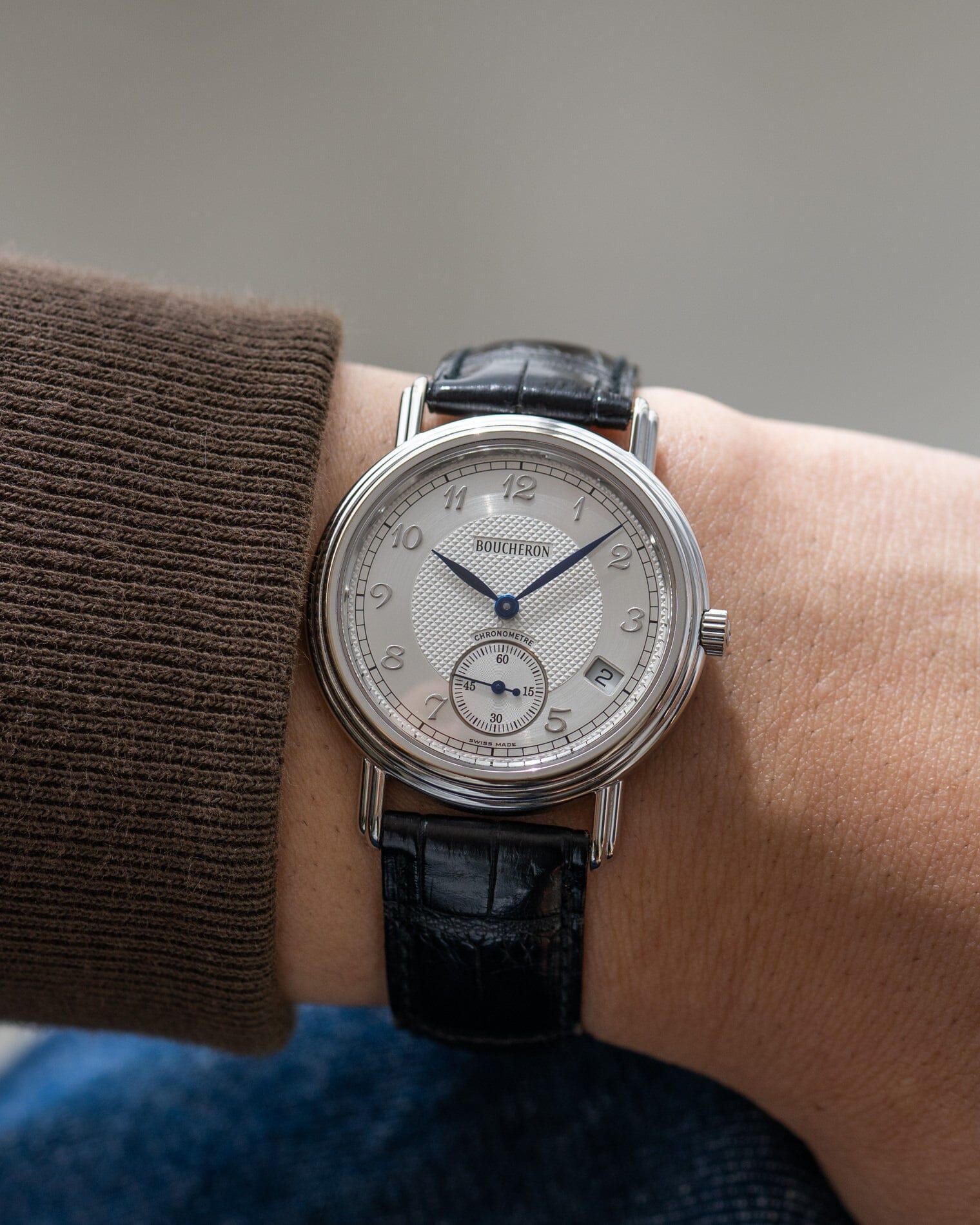 Boucheron ラウンド WG 140周年記念 フレデリック・ピゲ Watch BOUCHERON