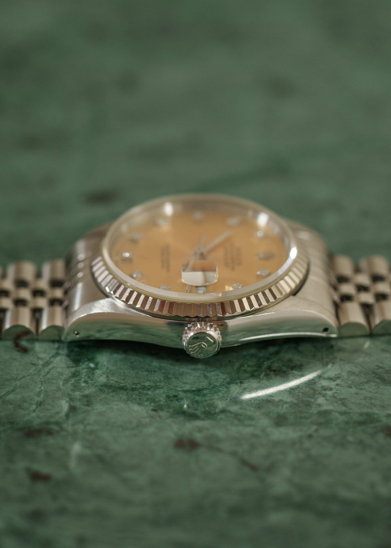 Rolex デイトジャスト 16234 シルバー ダイヤモンドダイアル 箱保証書付き Watch ROLEX