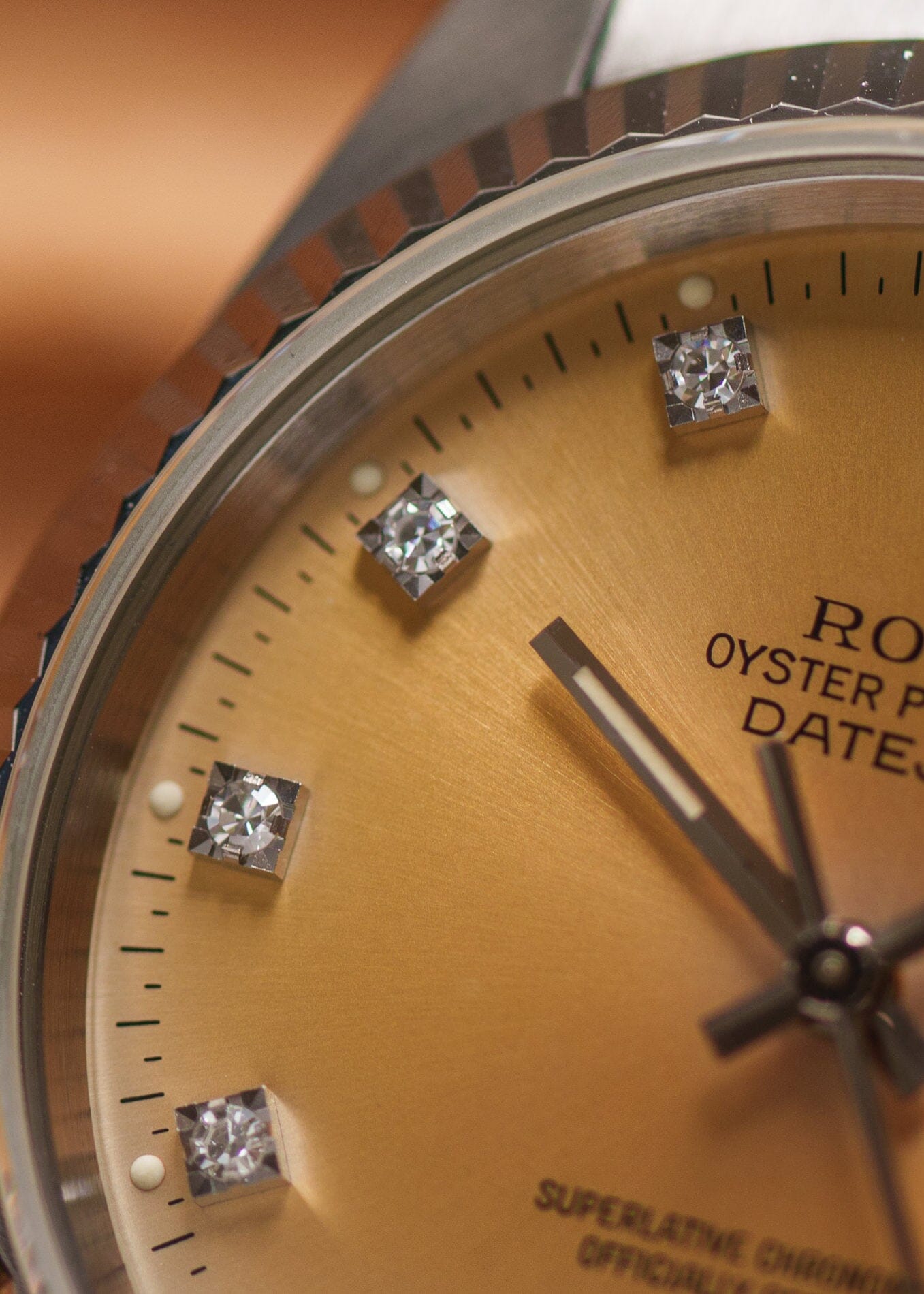 Rolex デイトジャスト 16234 シルバー ダイヤモンドダイアル 箱保証書付き Watch ROLEX