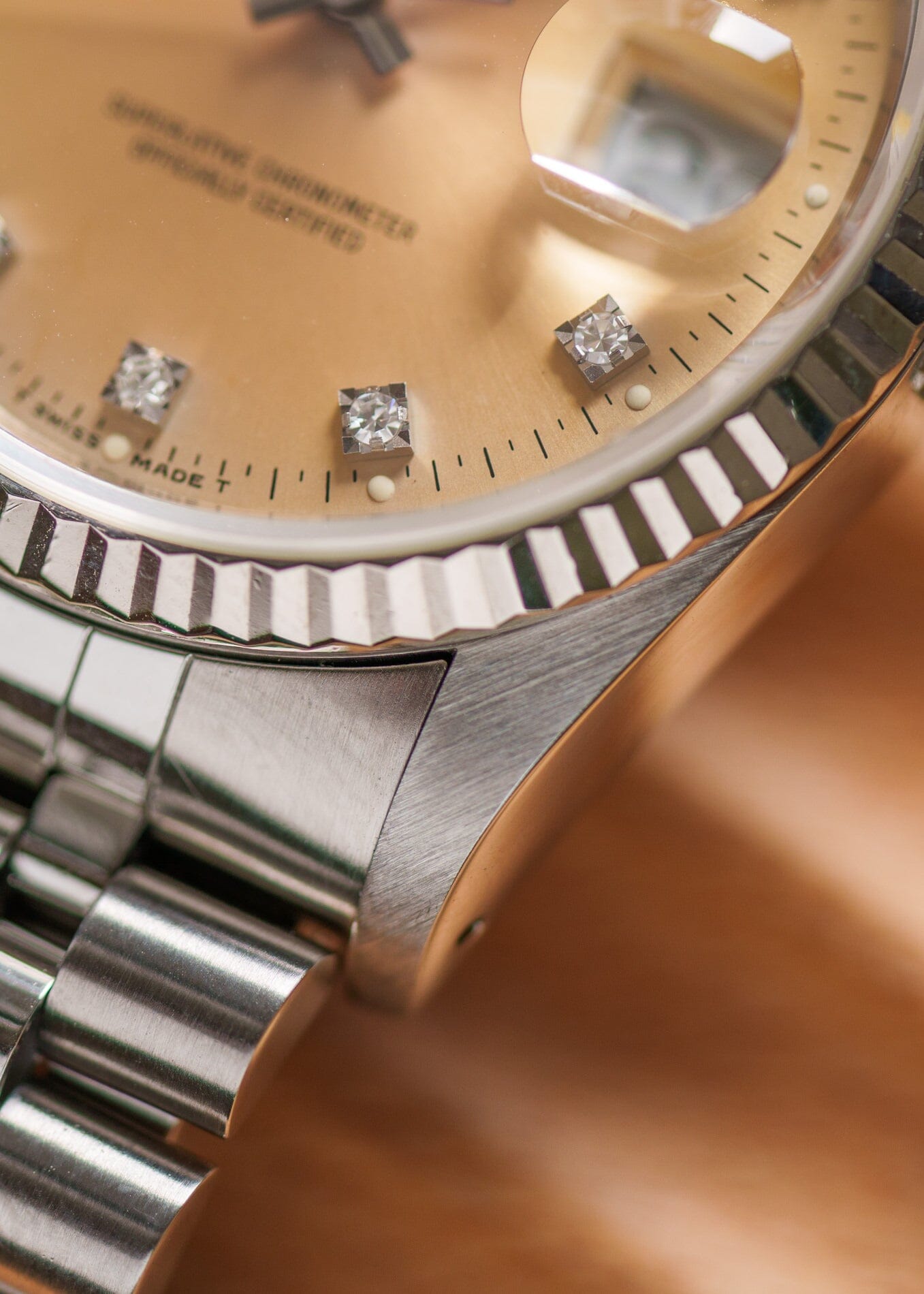 Rolex デイトジャスト 16234 シルバー ダイヤモンドダイアル 箱保証書付き Watch ROLEX