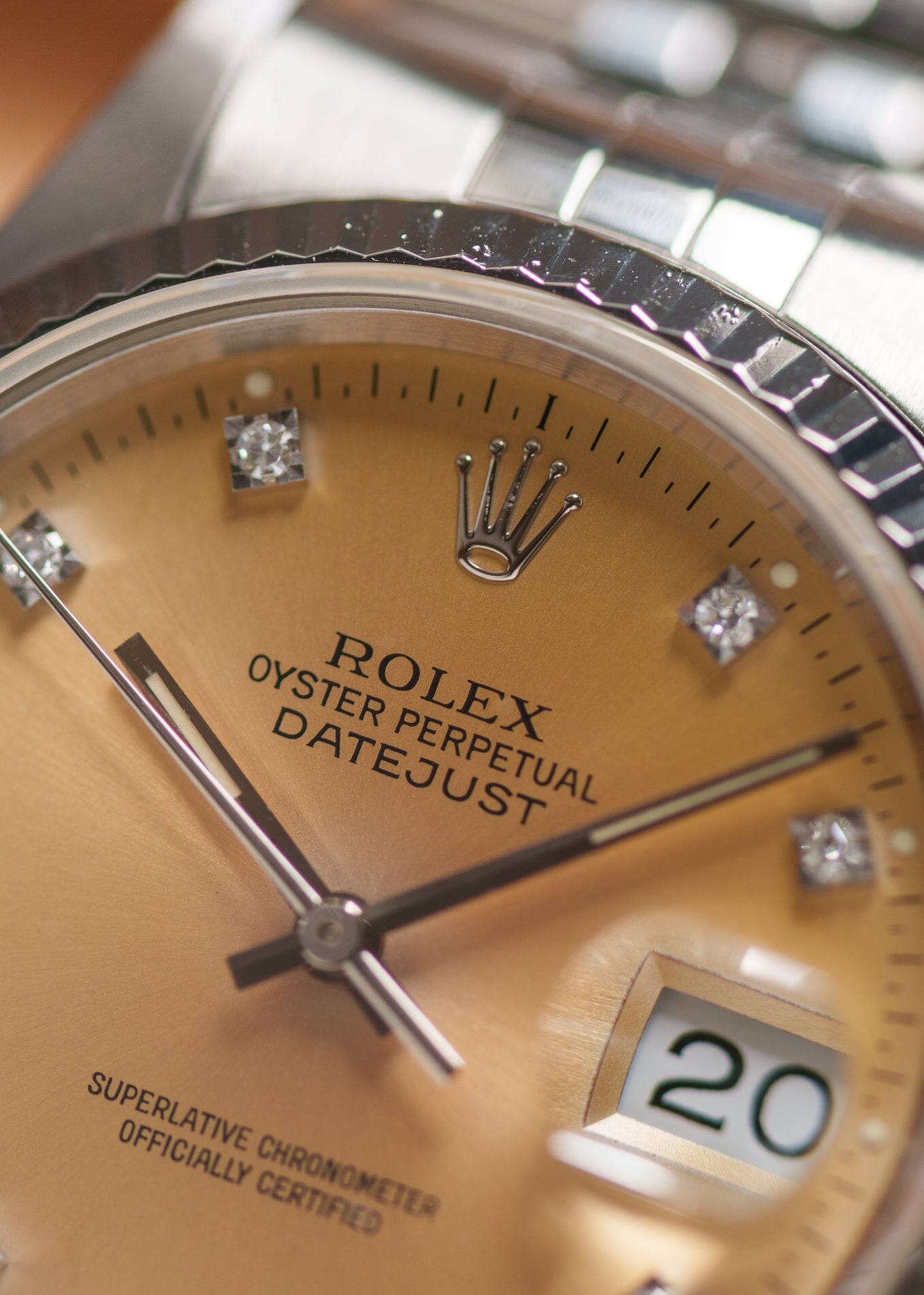 Rolex デイトジャスト 16234 シルバー ダイヤモンドダイアル 箱保証書付き Watch ROLEX