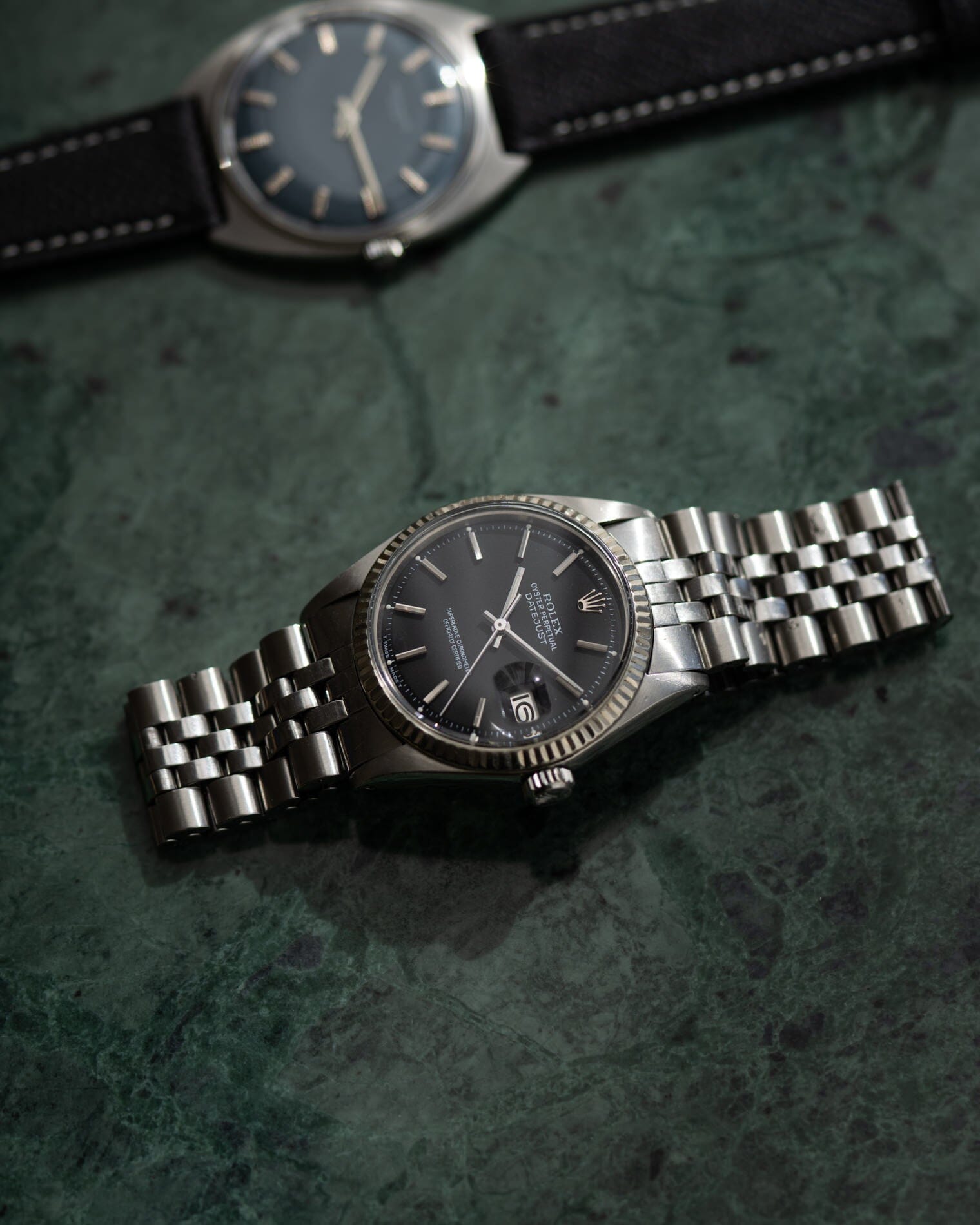 Rolex デイトジャスト 1601 マットブラック Watch ROLEX