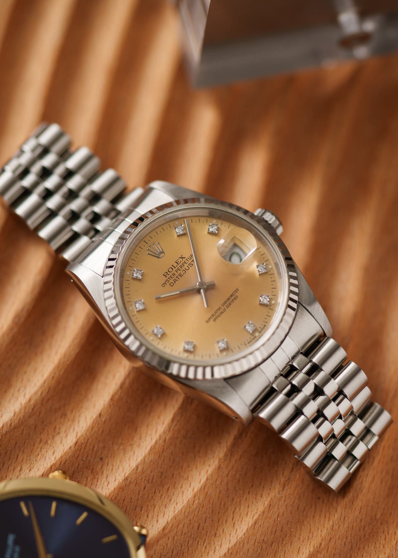 Rolex デイトジャスト 16234 シルバー ダイヤモンドダイアル 箱保証書付き Watch ROLEX