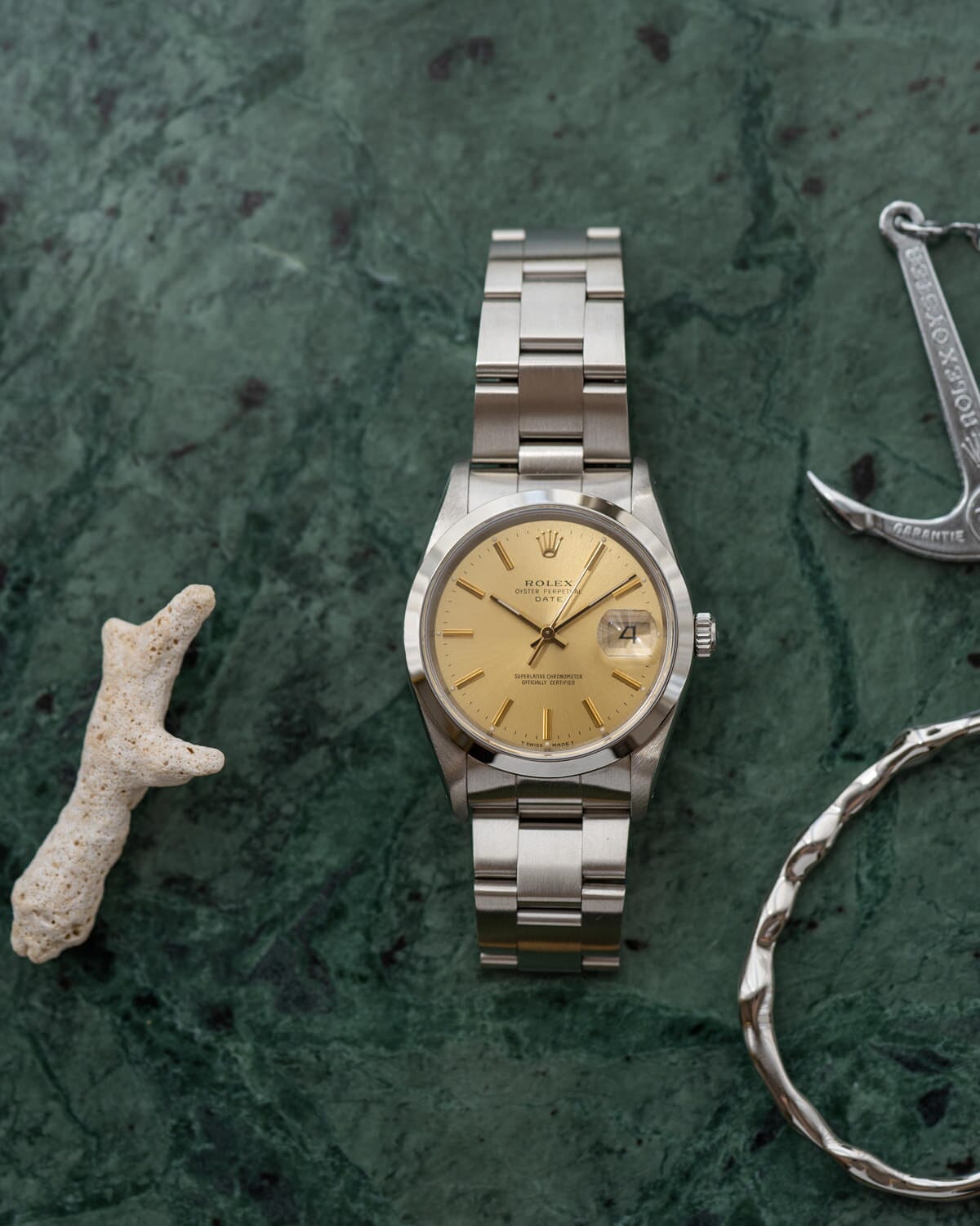ロレックス オイスター パーペチュアル デイト 15200 シャンパンダイアル Watch ROLEX