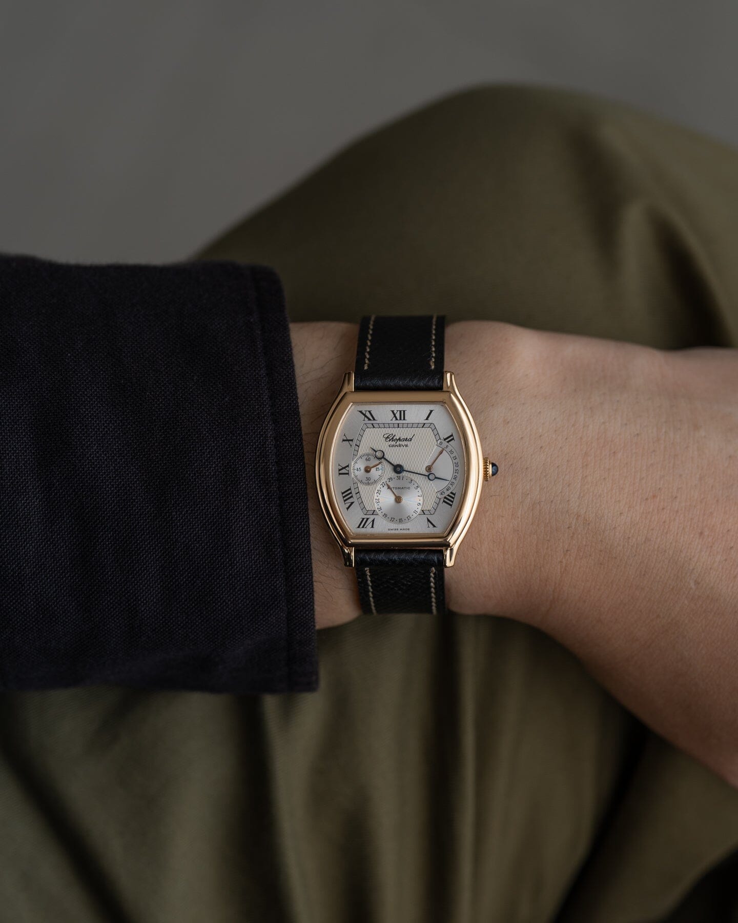 Chopard クラシック 2248 トノー RG パワーリザーブ Watch CHOPARD