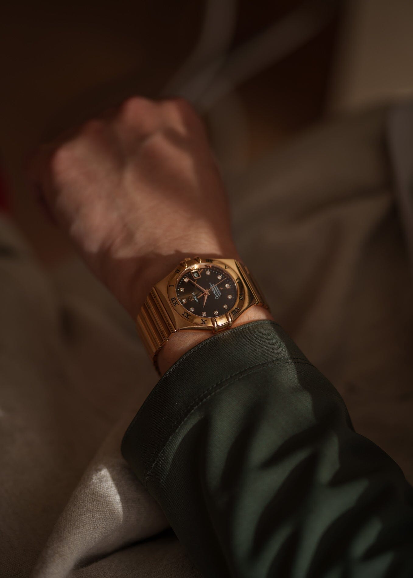 Omega コンステレーション 1103.60.00 RG ブラウンダイヤモンドダイアル フルセット Watch OMEGA