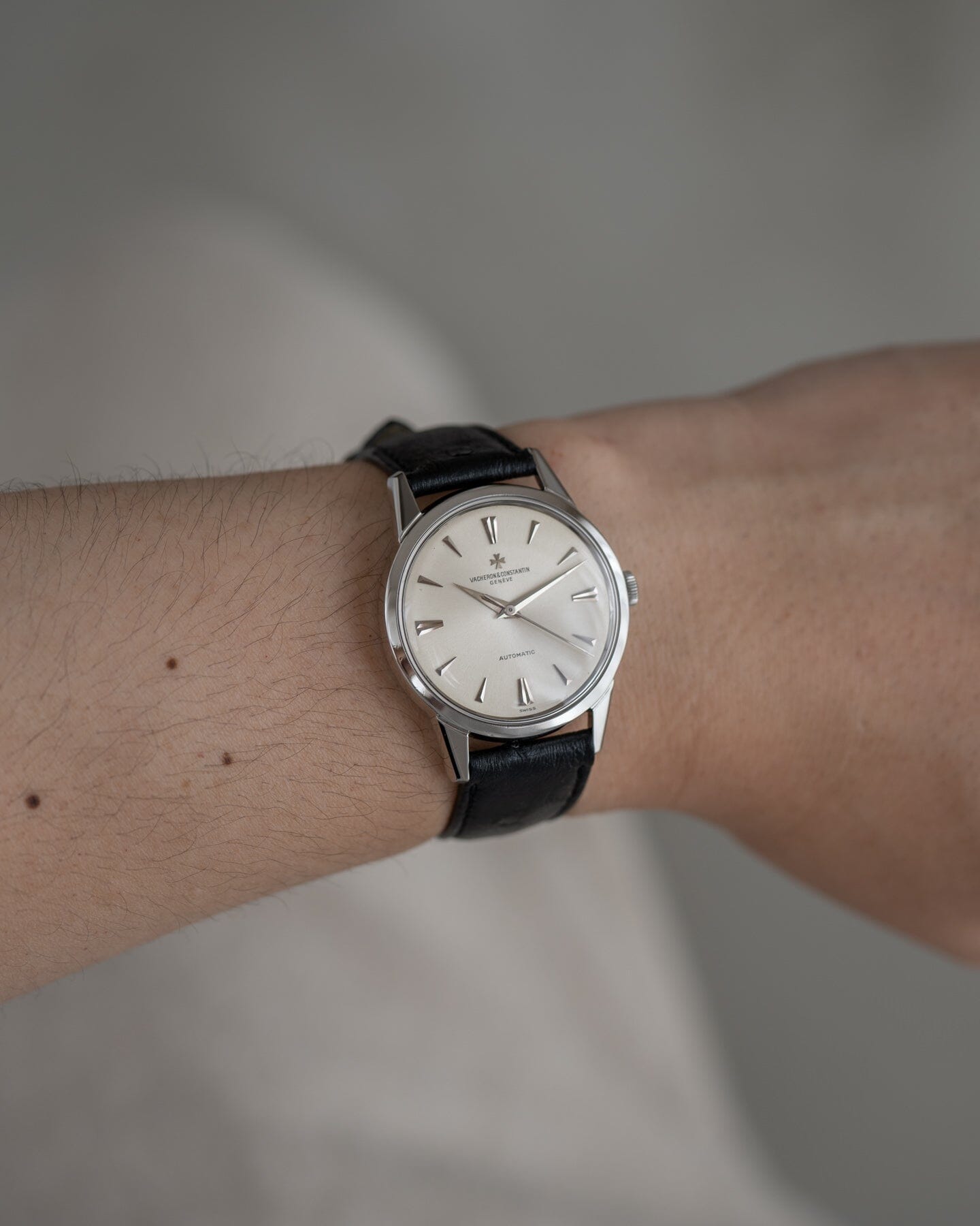 Vacheron Constantin ラウンド 6562 SS シルバーダイアル Watch VACHERON CONSTANTIN