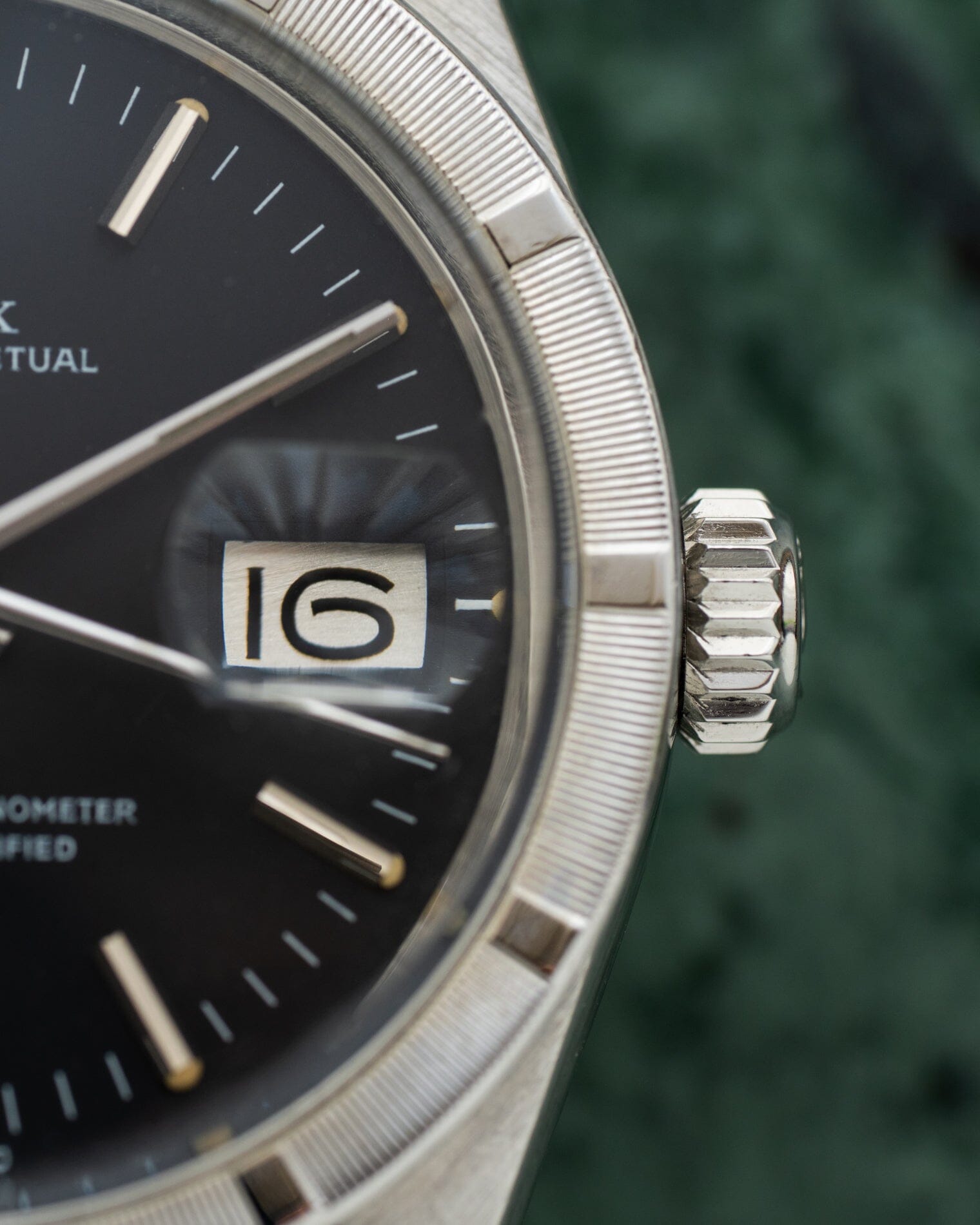 Rolex オイスターパーペチュアル デイト 1501 ブラックシグマダイアル Watch ROLEX