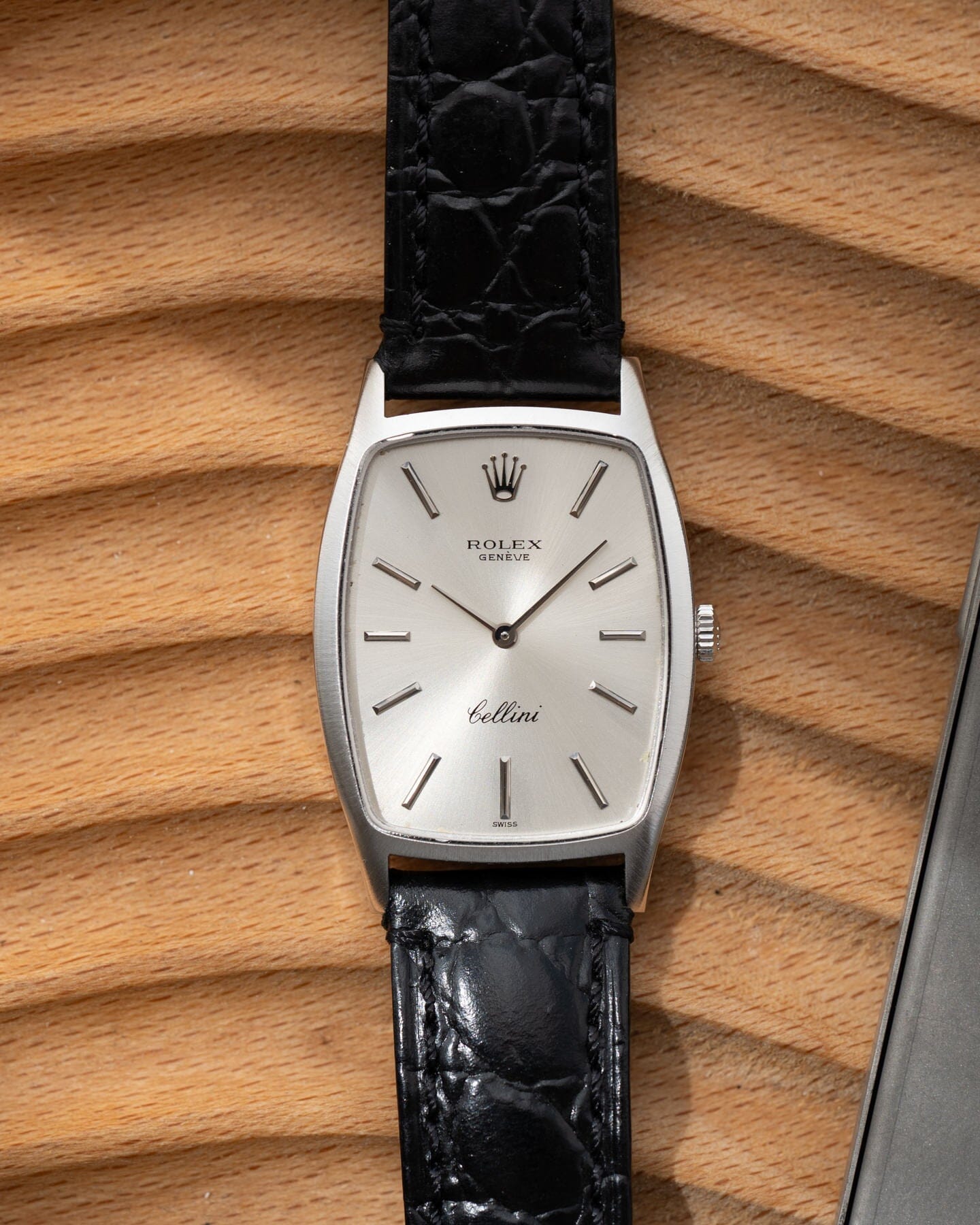 Rolex チェリーニ 3807 WG シルバーダイアル Watch ROLEX