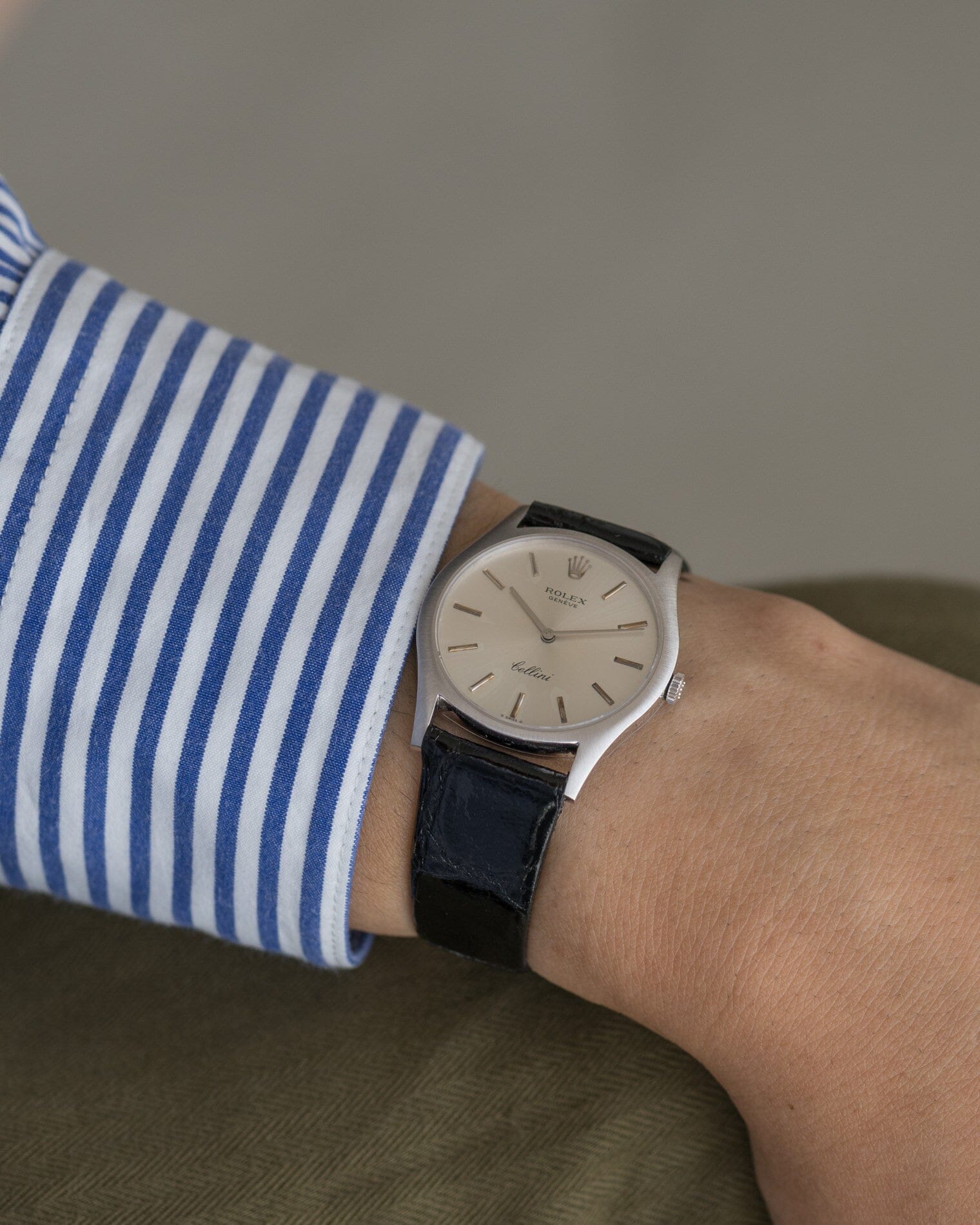 Rolex チェリーニ 3804 WG シルバーシグマダイアル 箱保証書付き Watch ROLEX