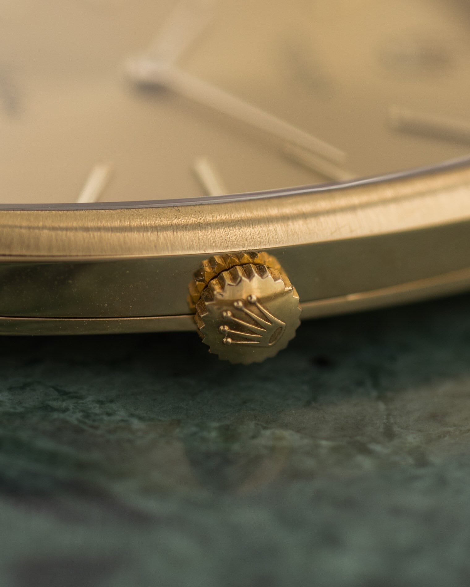 Rolex チェリーニ 3807 YG シャンパンダイアル Watch ROLEX