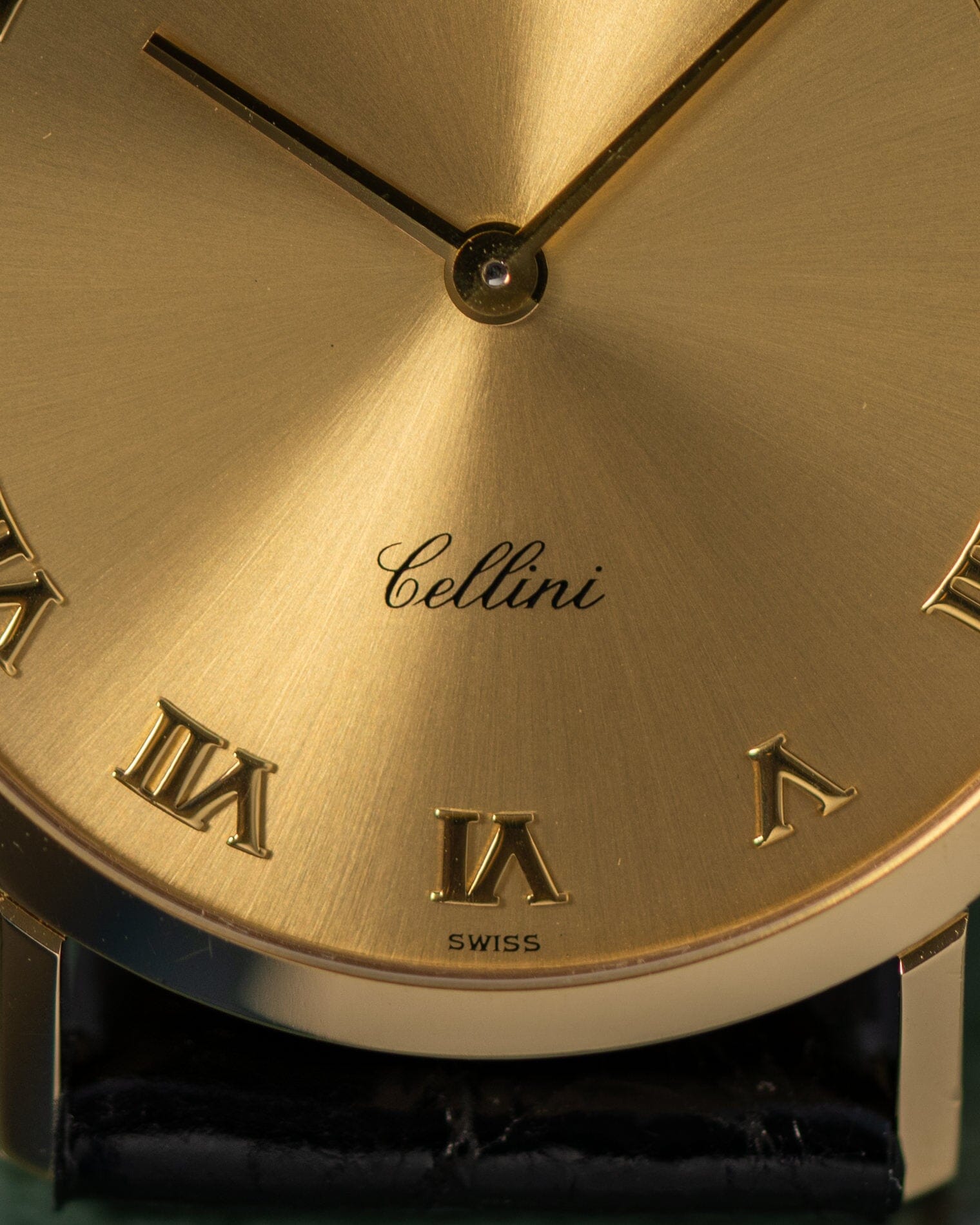 Rolex チェリーニ 4112 YG シャンパンローマン Watch ROLEX