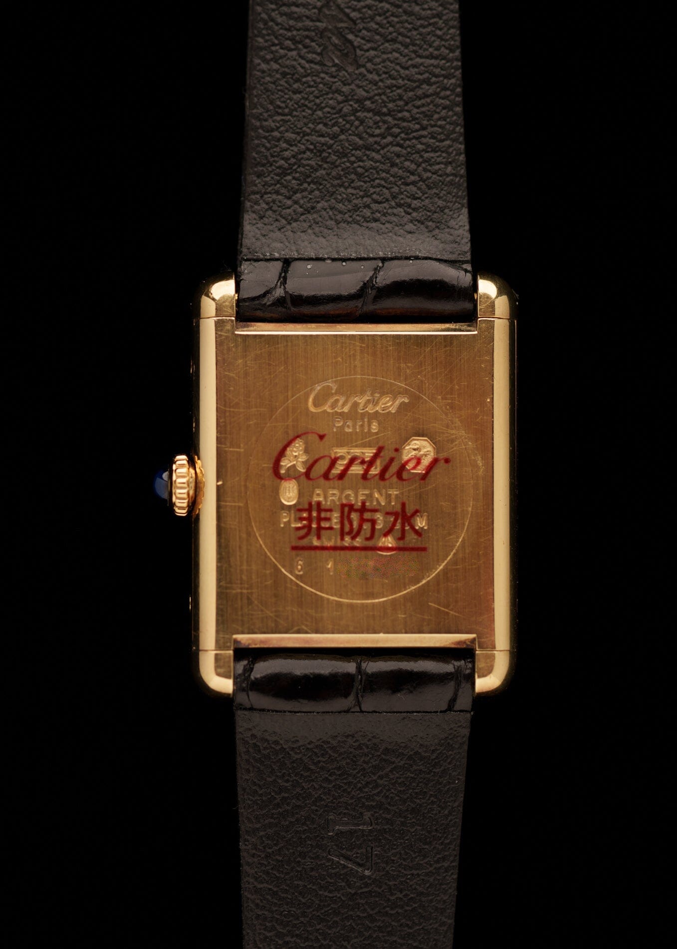 カルティエ マストタンク LM アイボリーローマン 手巻き 永久保証書付き Watch CARTIER