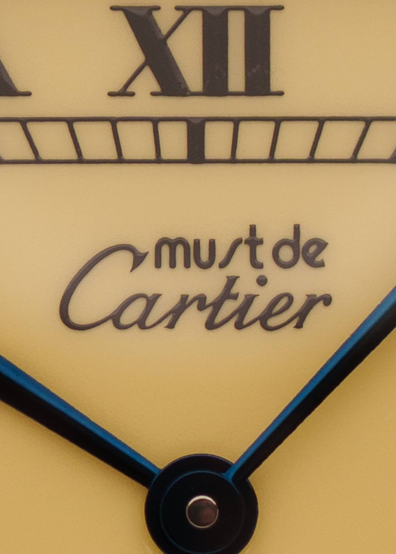 カルティエ マストタンク LM アイボリーローマン 手巻き 永久保証書付き Watch CARTIER