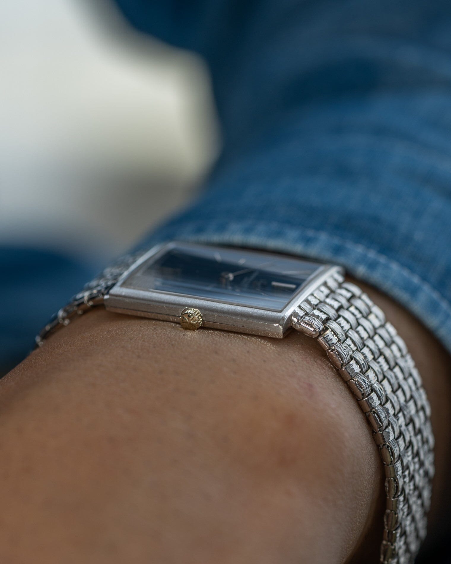 Vacheron Constantin メッシュドール 7981 YG ブラックダイアル Watch VACHERON CONSTANTIN