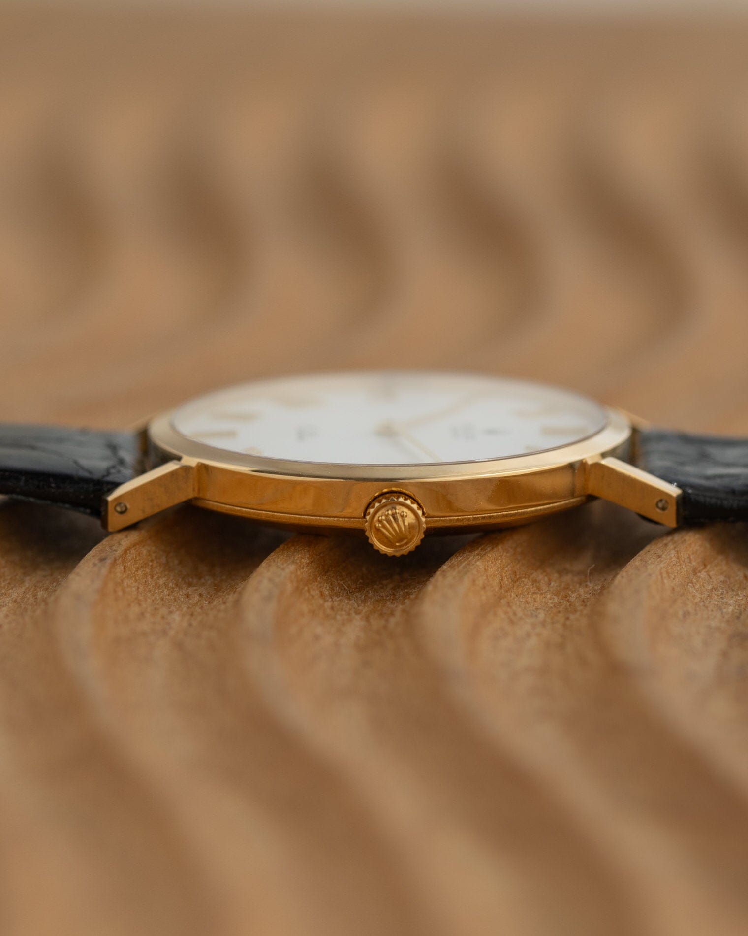 Rolex チェリーニ 4112 YG ホワイトローマン Watch ROLEX