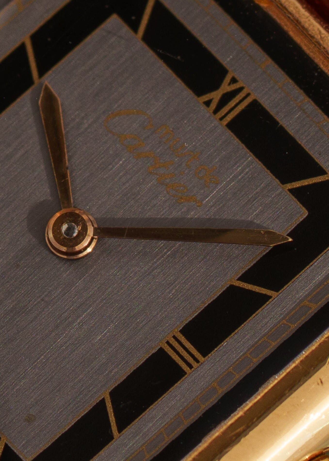 カルティエ マストタンク LM グレー QZ Watch CARTIER
