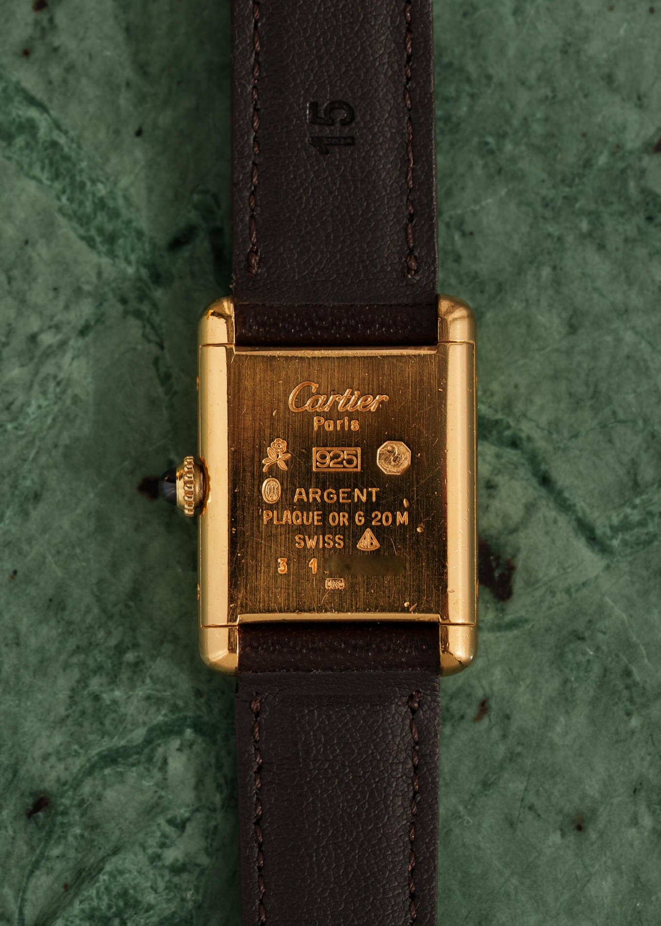 カルティエ マストタンク SM アイボリー 手巻き Watch CARTIER