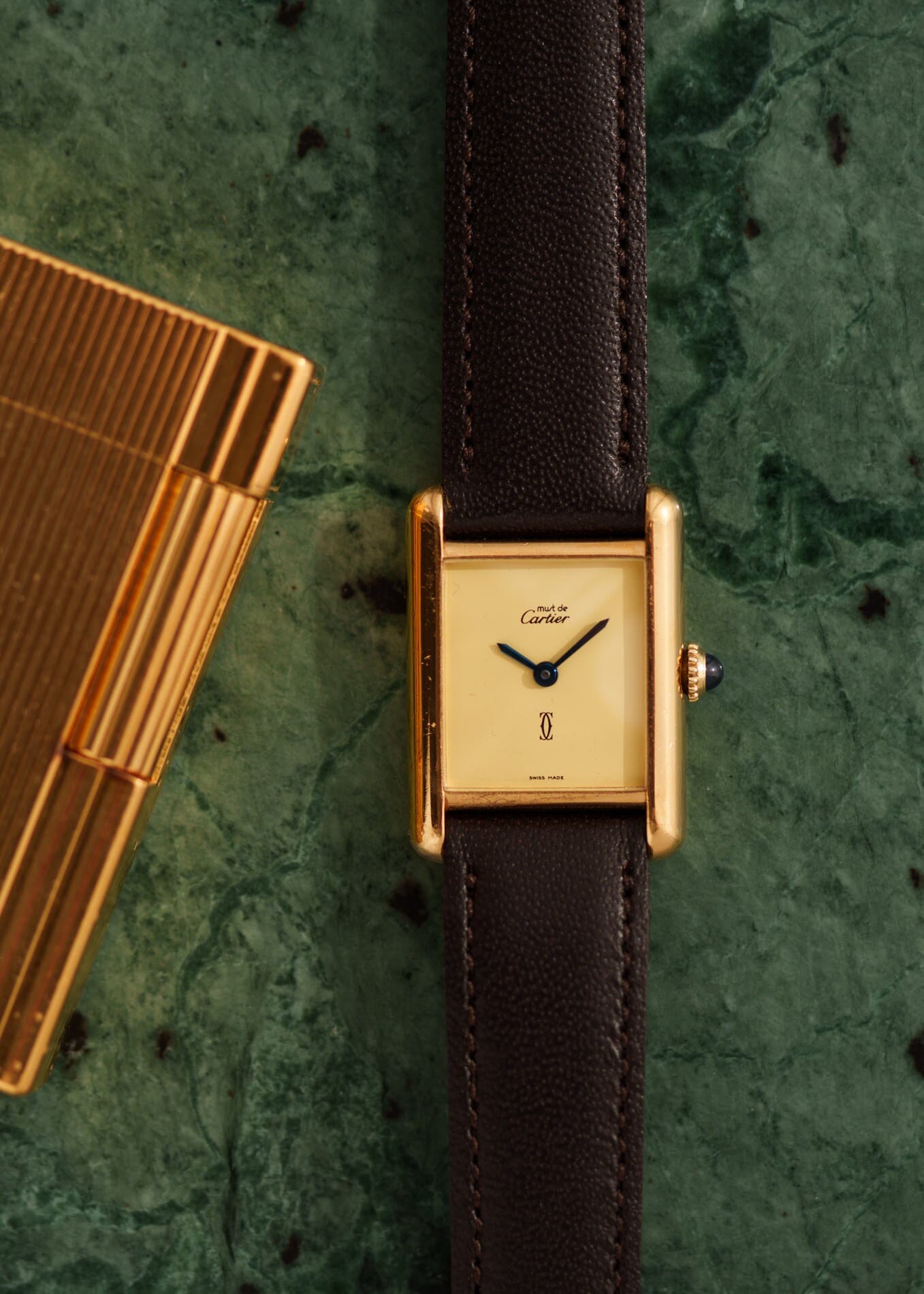 カルティエ マストタンク SM アイボリー 手巻き Watch CARTIER