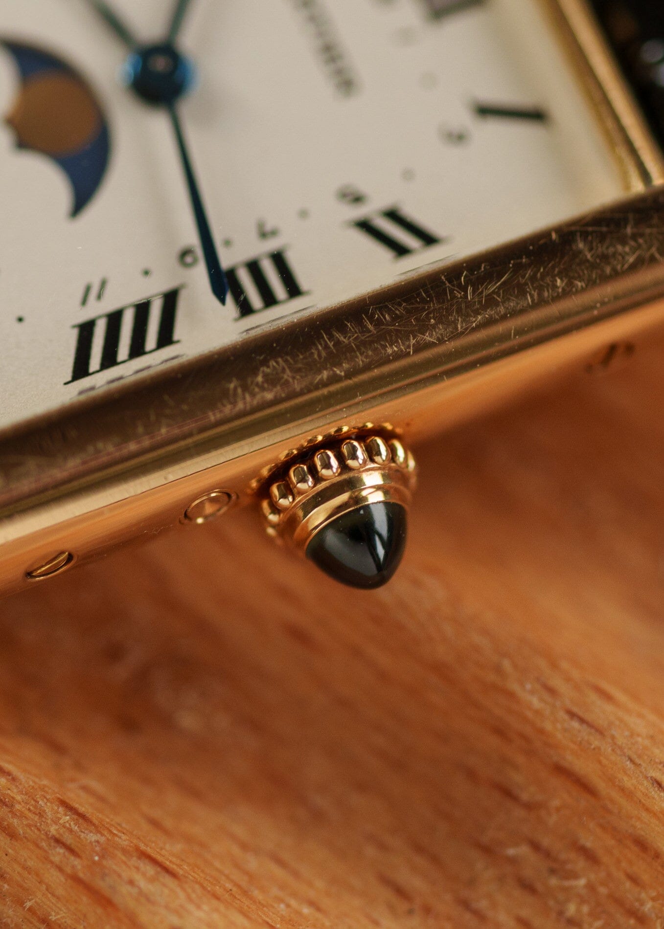 Cartier タンク ルイ カルティエ LM 81900 YG ムーンフェイズ Watch CARTIER