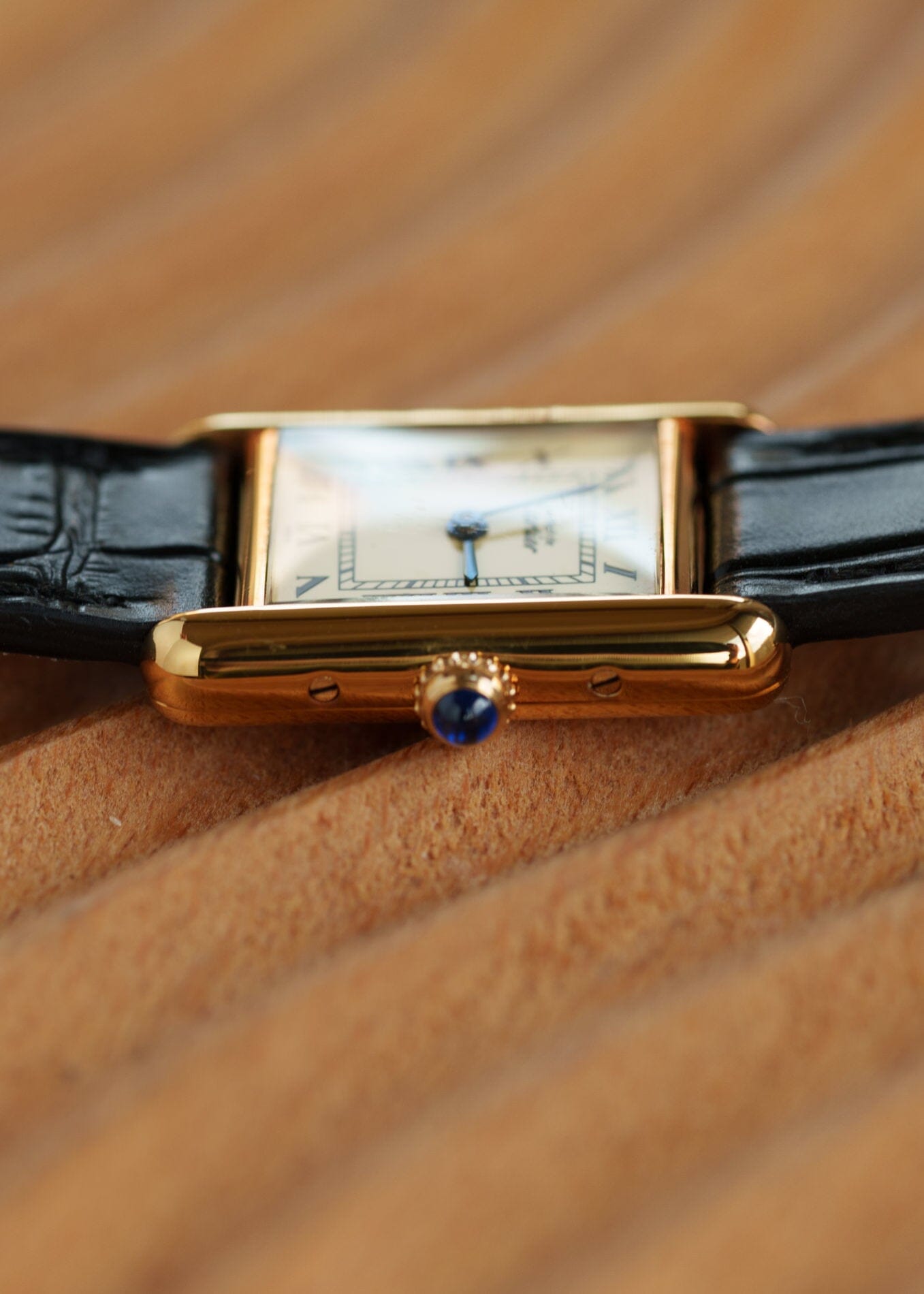 カルティエ マストタンク SM アイボリーローマン QZ Watch CARTIER