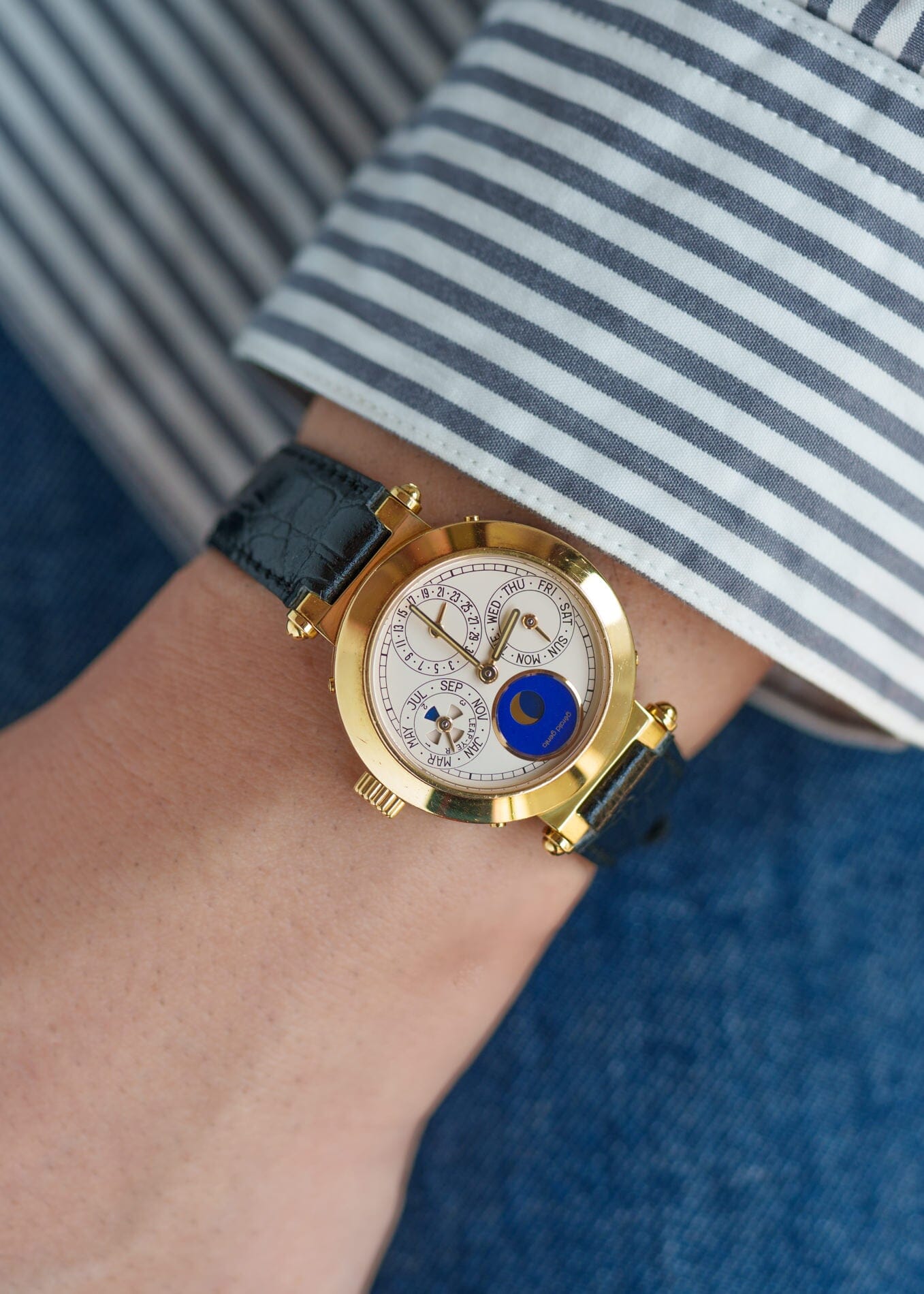 Gerald Genta パーペチュアルカレンダー "La 19" G3144.7 YG Watch GERALD GENTA