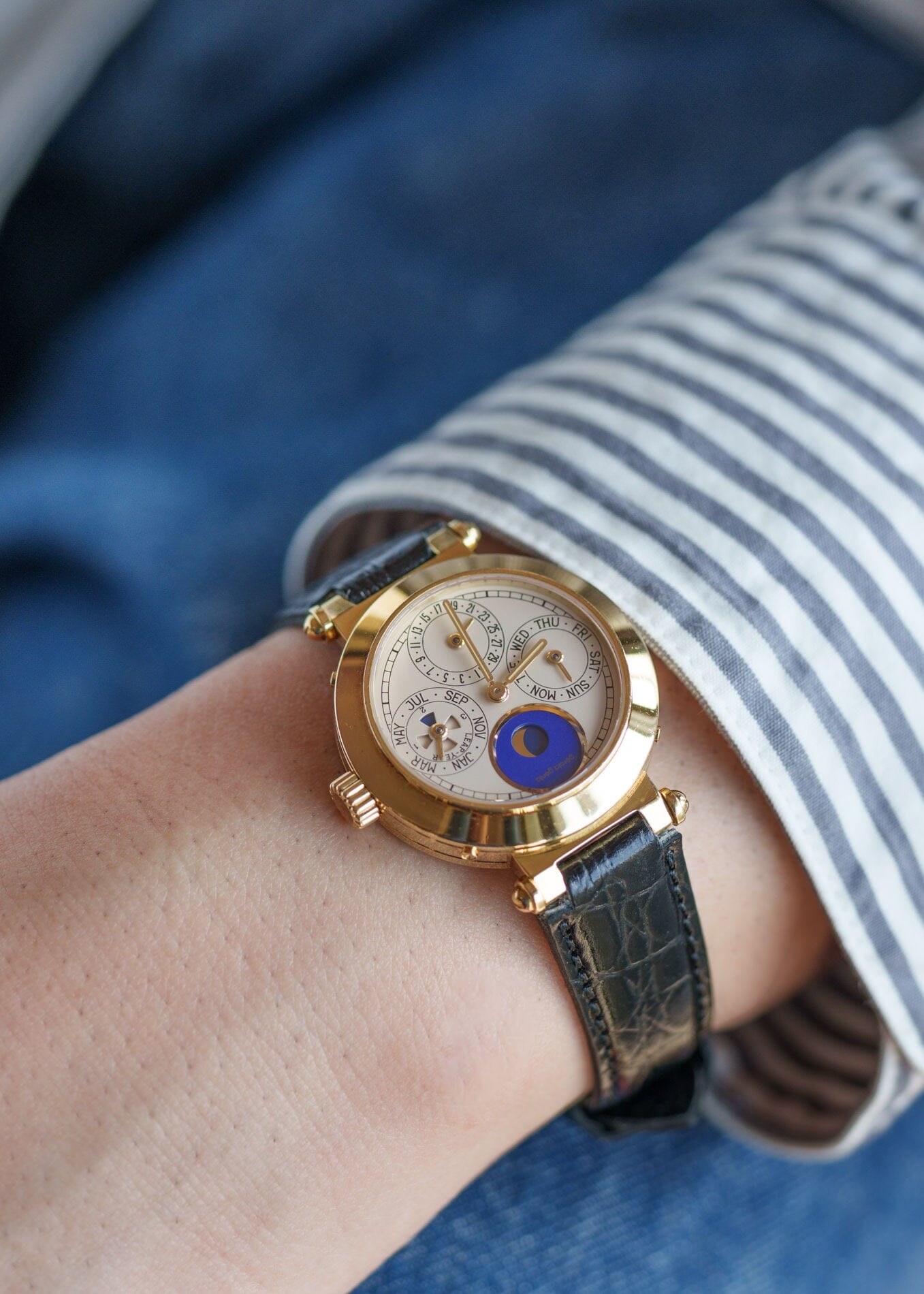 Gerald Genta パーペチュアルカレンダー "La 19" G3144.7 YG Watch GERALD GENTA